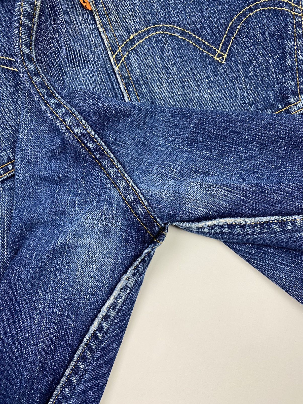 Levi's 2000’s Vintage Levi’s 646 Orange Tab Cut Off Denim Shorts Size US 31 - 11 Thumbnail