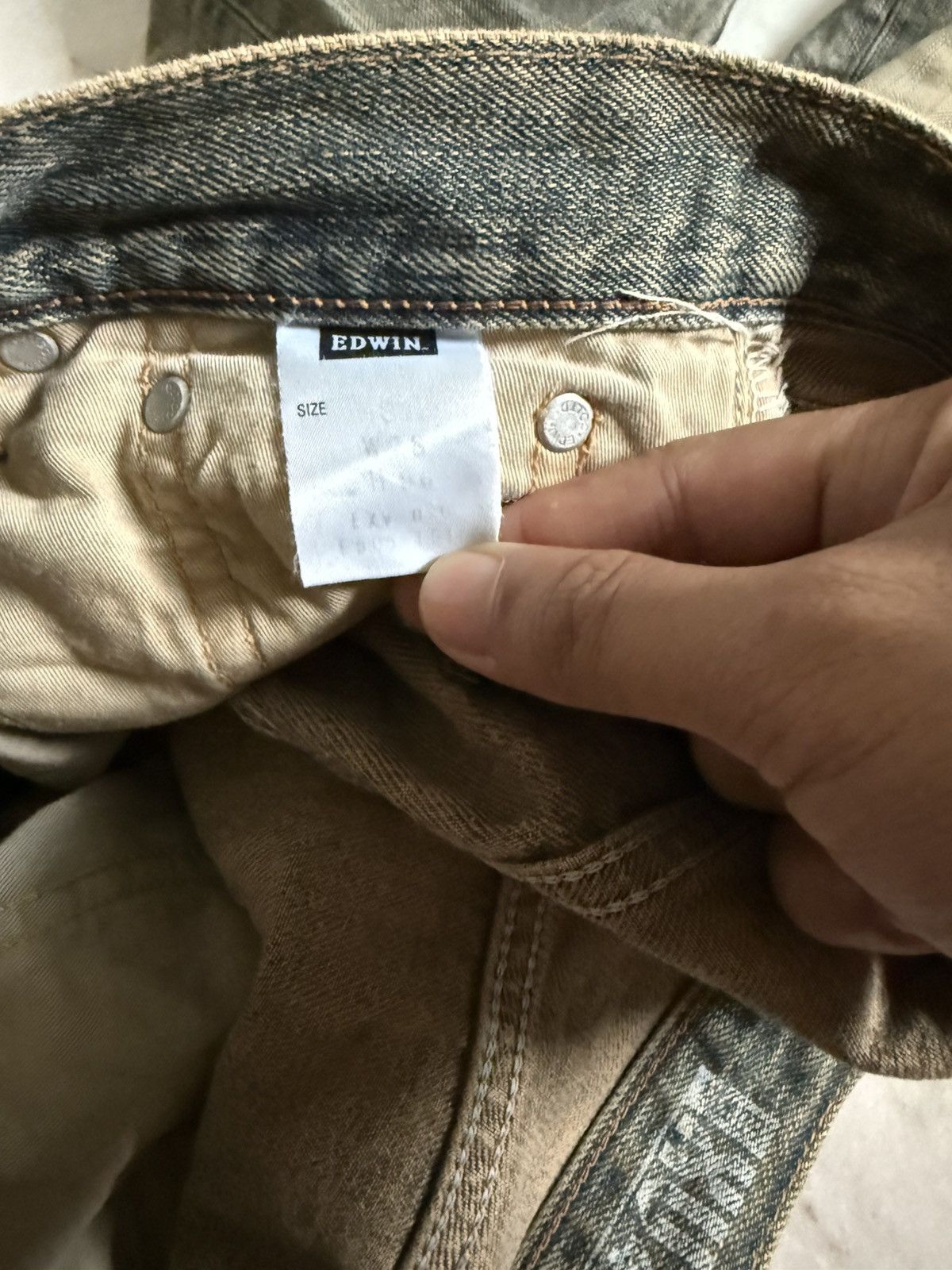 Japanese Brand 2000s Vintage Edwin 445 rusty pants Size US 30 / EU 46 - 8 Thumbnail