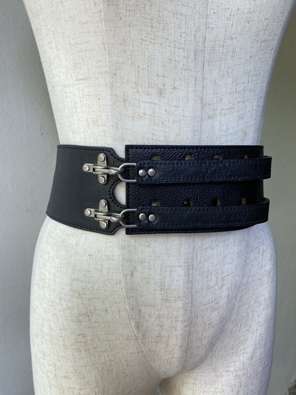 Zucca Zucca 2 buckle belt Size ONE SIZE - 1 Thumbnail