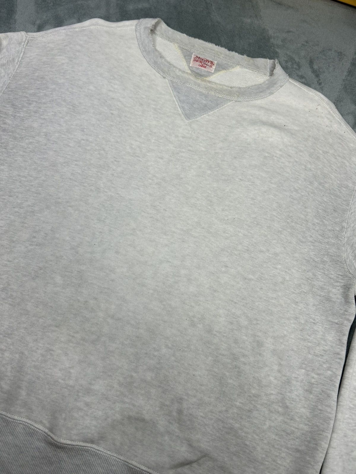 The Real McCoy's Vintage Distressed Real Mccoy’s Crewneck Sweatshirt Size US L / EU 52-54 / 3 - 5 Thumbnail