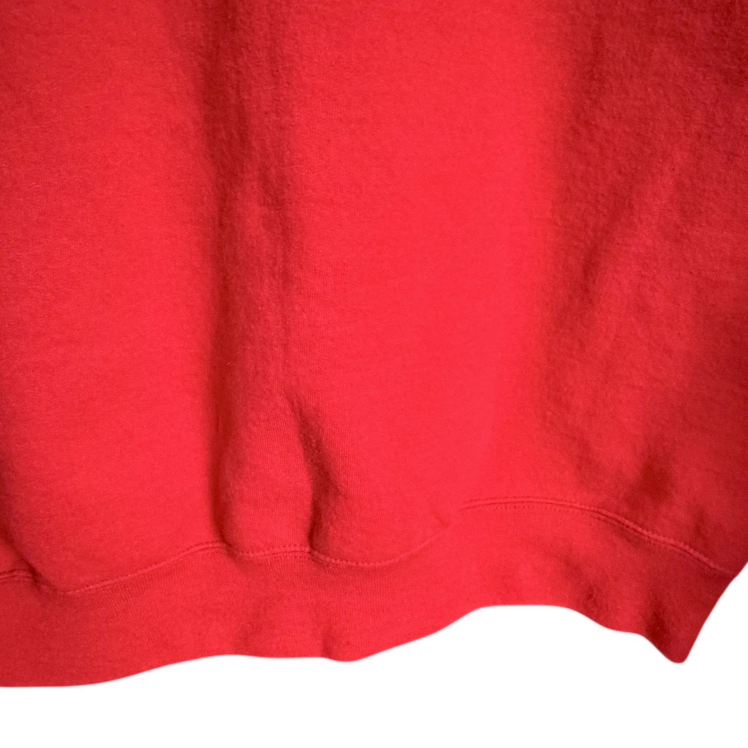 Gildan Red L/S Fast Food Sweatshirt White McDonald's Left Sleeve L Size US L / EU 52-54 / 3 - 5 Thumbnail