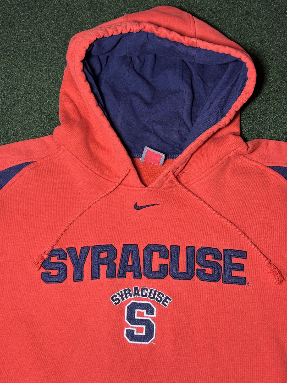 Nike × Vintage Y2K Nike Center Check Swoosh Syracuse Orangemen Sweatshirt Size US L / EU 52-54 / 3 - 2 Thumbnail