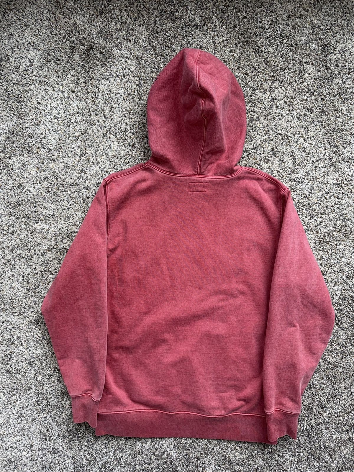 Supreme Supreme washed red hoodie spell out size XL Size US XL / EU 56 / 4 - 18 Thumbnail