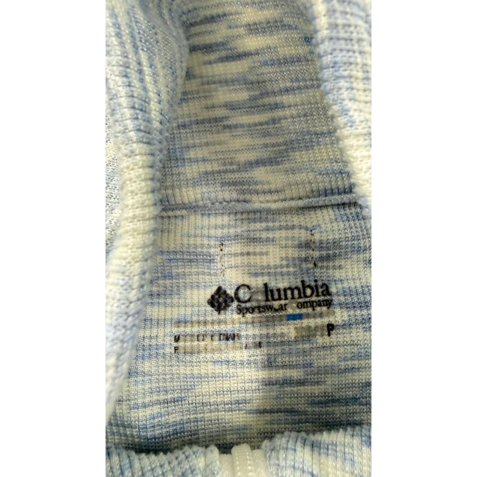 Vintage Columbia Shirt Womens Petite Medium Blue 1/4 Zip Long Sleeve Lightweight Stretch Size M / US 6-8 / IT 42-44 - 4 Thumbnail