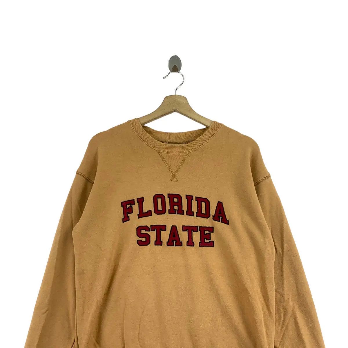 Vintage Vintage FLORIDA STATE Merchandise Print Beige Sweatshirt Size US L / EU 52-54 / 3 - 2 Thumbnail