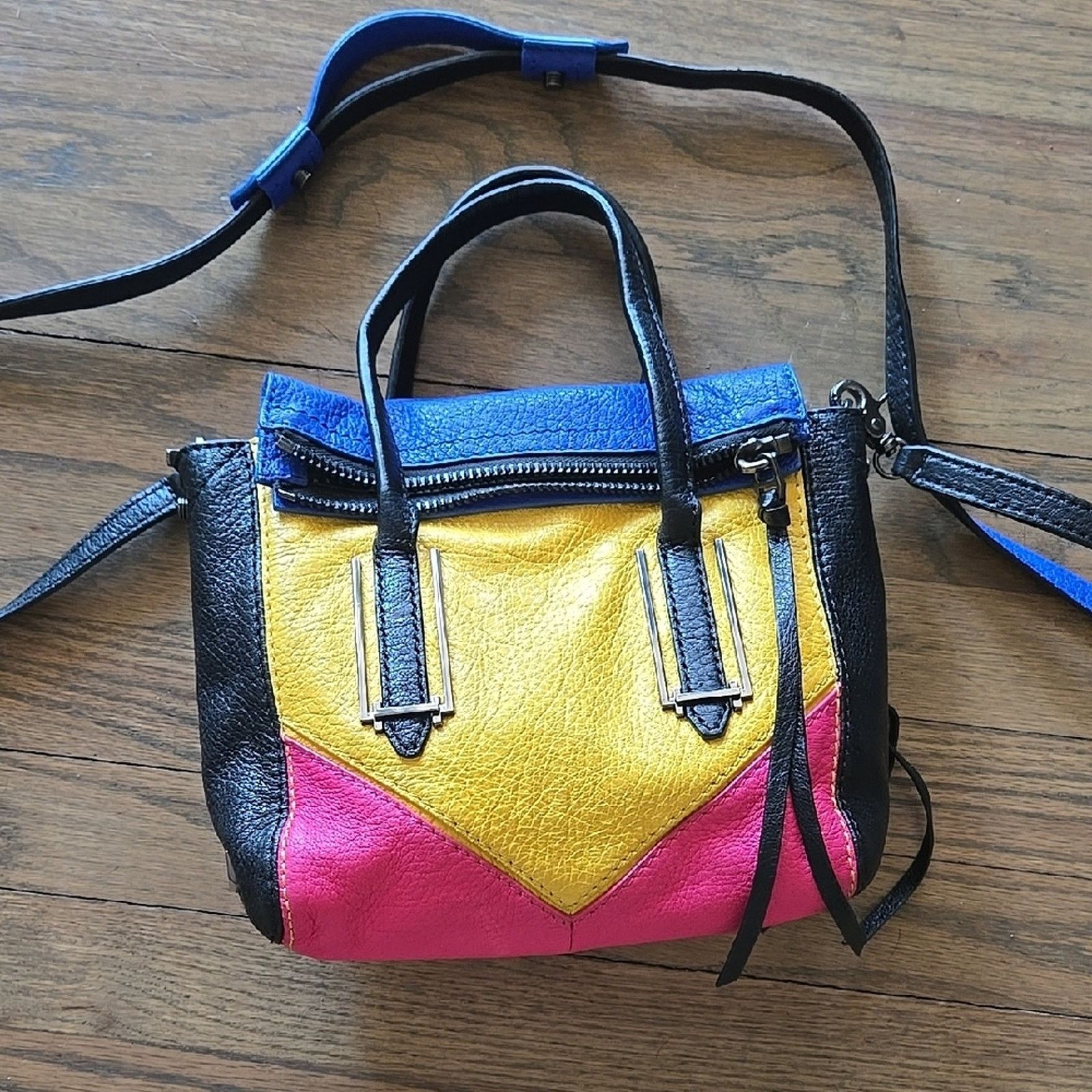 & Other Stories Botkier Beautiful Leather Colorblock Handbag Size ONE SIZE - 1 Thumbnail