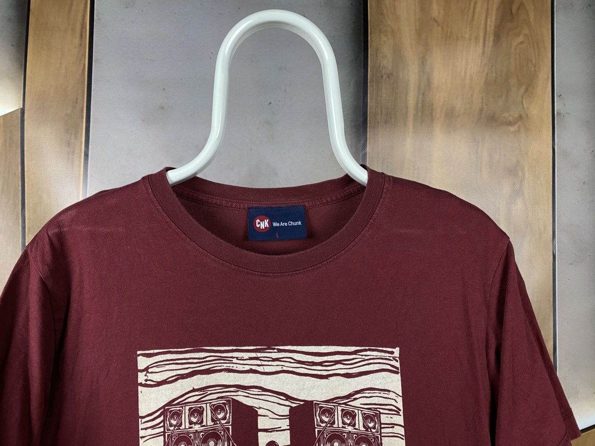 Vintage 🎸T-Shirt We Are Chunk CNK Art Edvard Munch Cry Tee🎸 Size US L / EU 52-54 / 3 - 4 Thumbnail