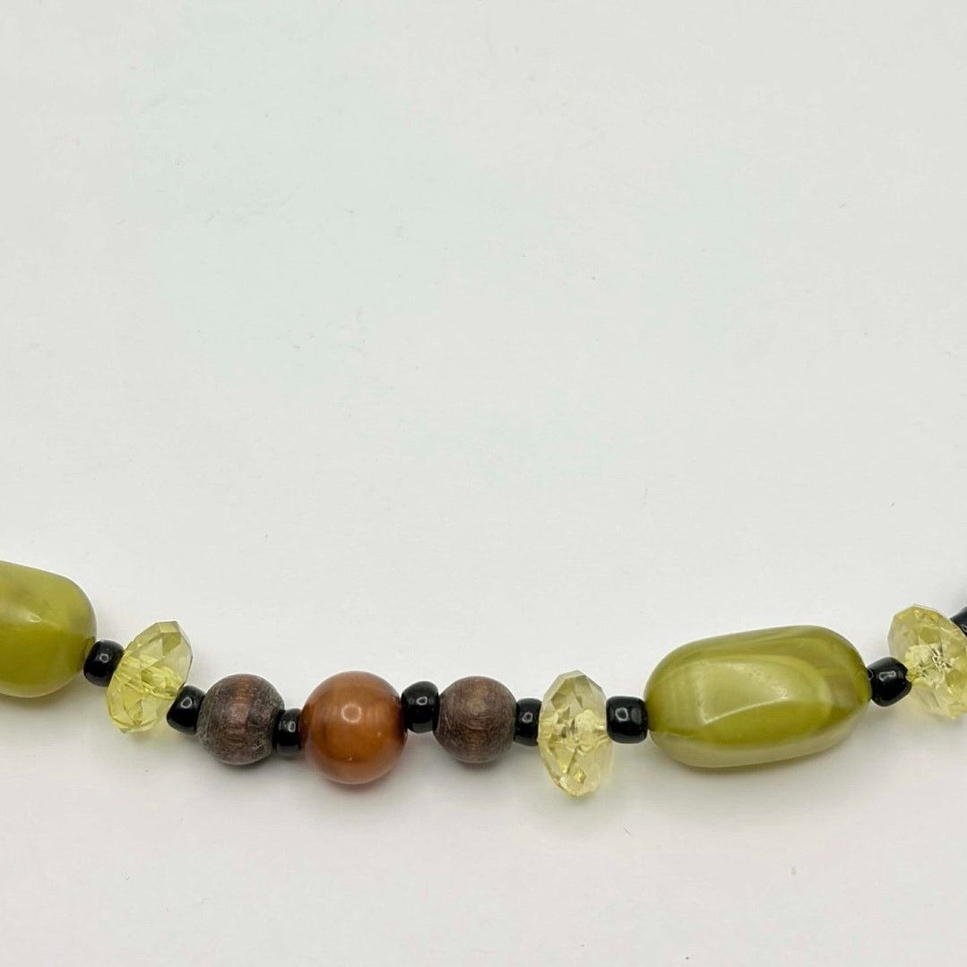 Other Y2K Green Beaded Necklace Size ONE SIZE - 2 Thumbnail