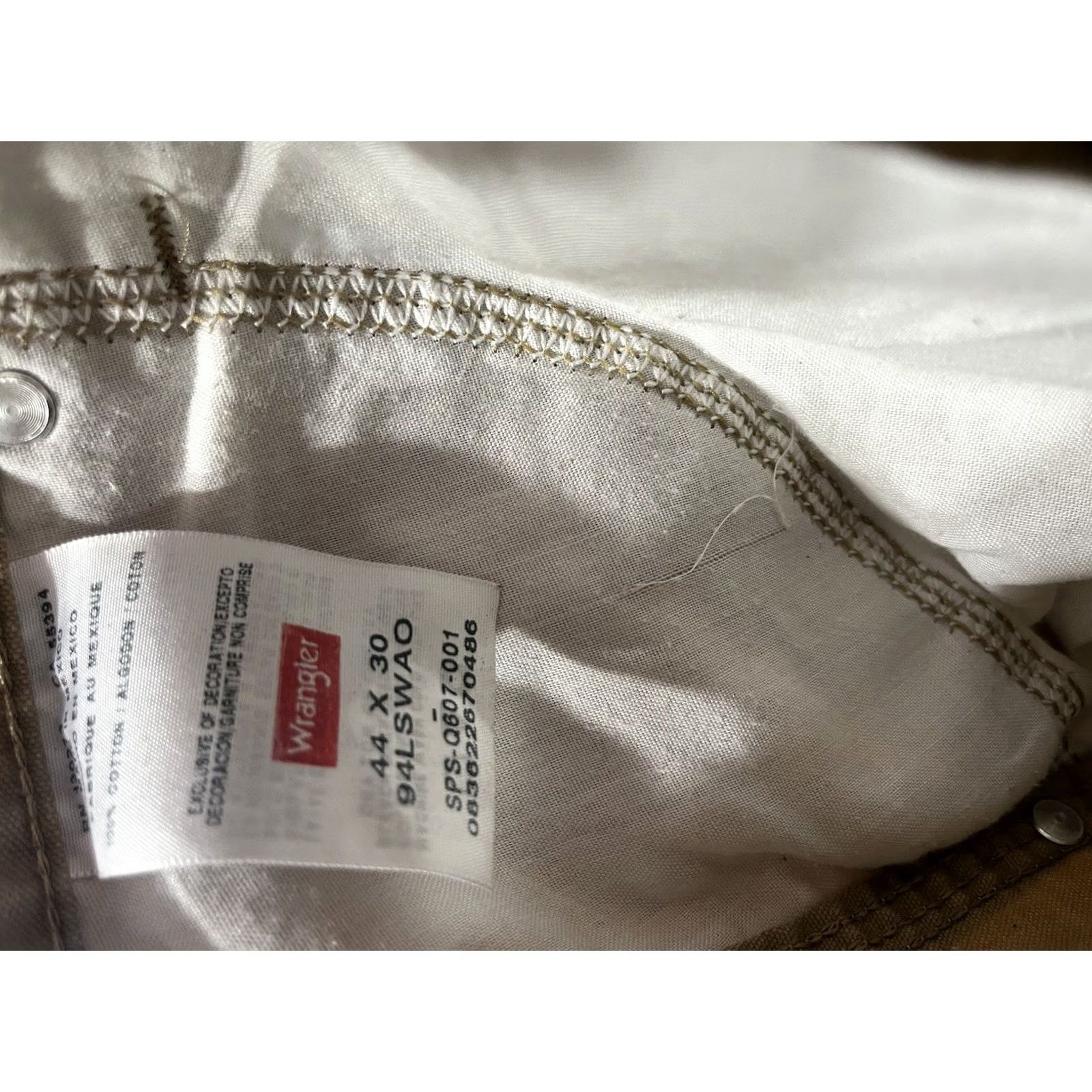 Wrangler VINTAGE Wrangler Carpenter Pants Jeans Beige Light Brown Men’s 44x30 Size US 44 / EU 60 - 5 Thumbnail