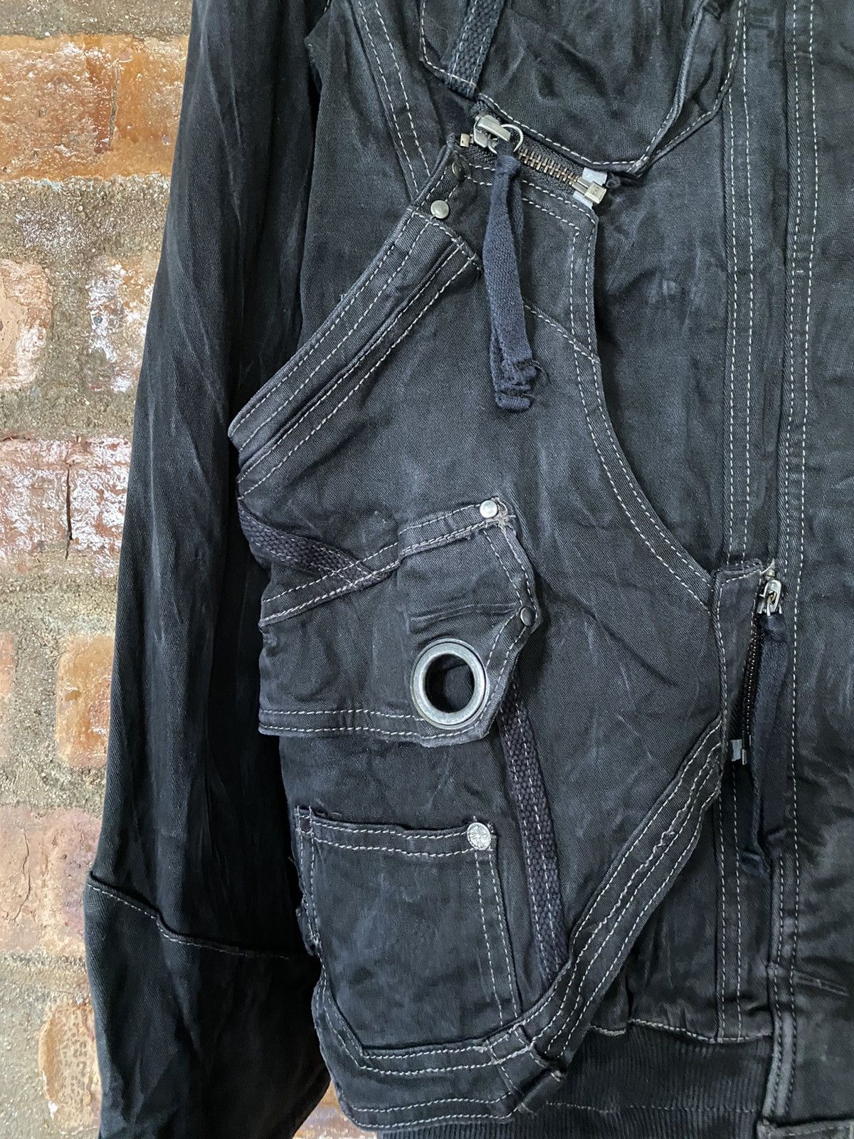 Japanese Brand Vtg Ozz croce Bono Bondage transform removable pocket cross Size US M / EU 48-50 / 2 - 9 Thumbnail