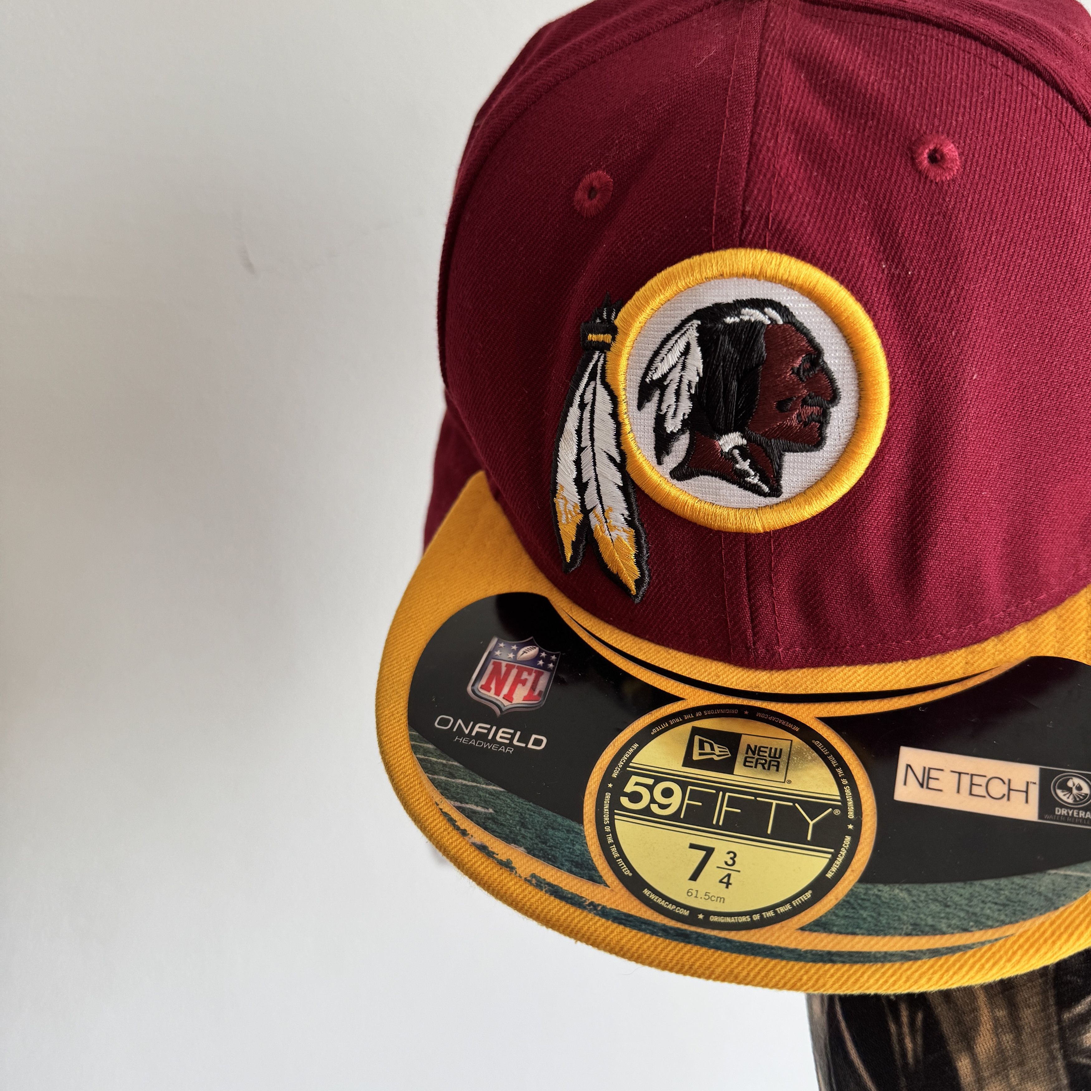 NFL New Era Redskins sherpa ear flap 59FIFTY winter cap XL Size 42 - 6 Thumbnail