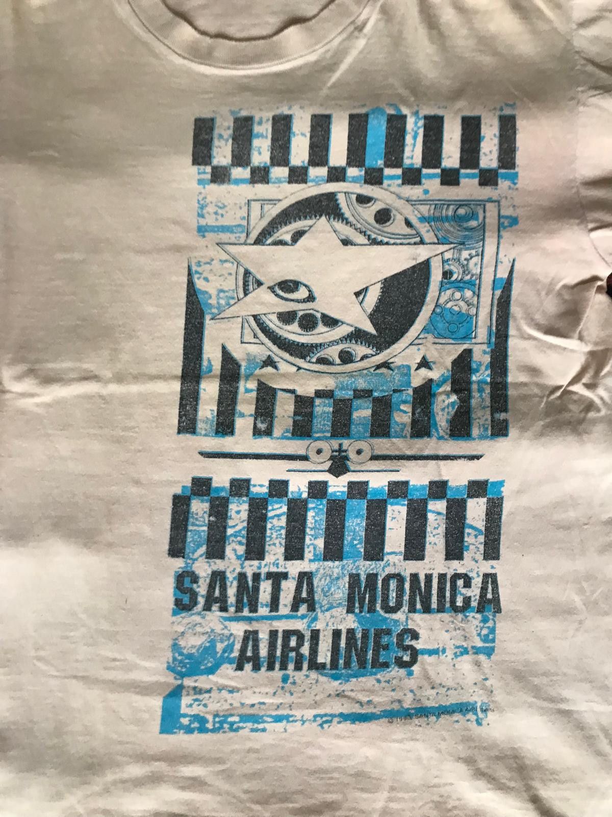 Other Orig Vtg SMA*Santa Monica Airlines*Dogtown SK8 t w/Tag Size US XL / EU 56 / 4 - 2 Thumbnail