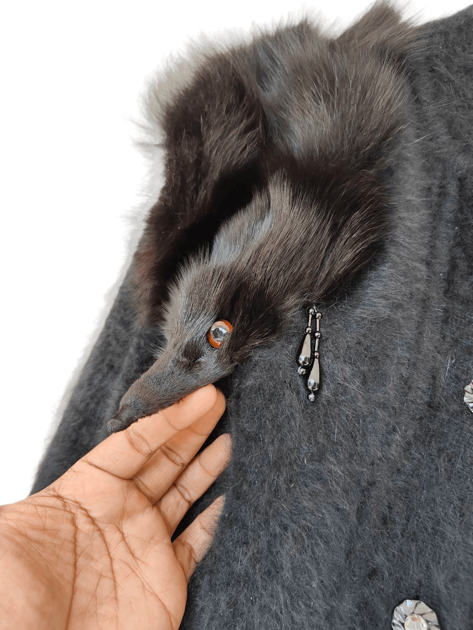Japanese Brand Very Rare Vintage Runa Faux Fur Mohair Jacket Size US M / EU 48-50 / 2 - 12 Thumbnail
