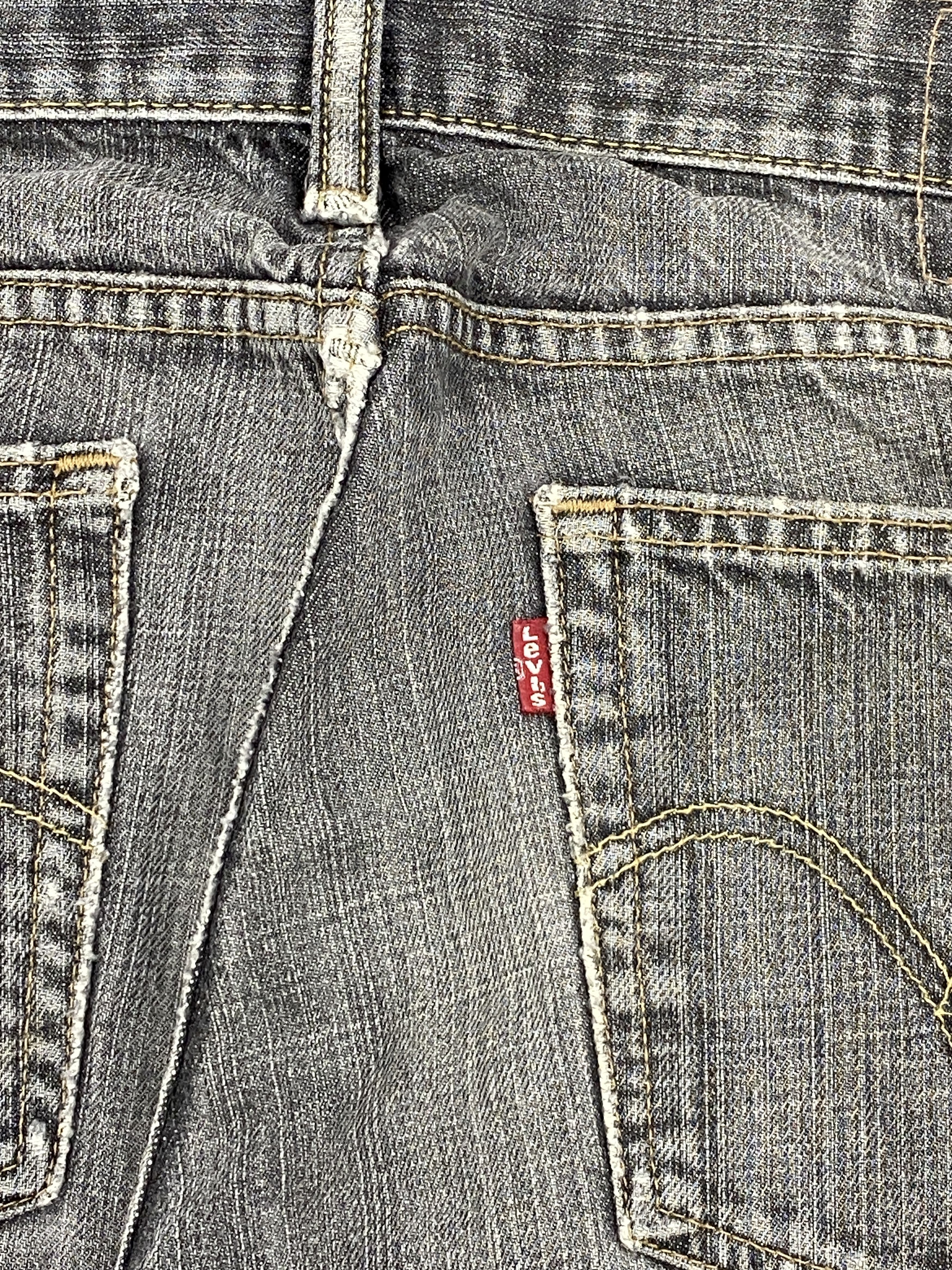 Levi's Vintage Levis 514 Faded Black Distressed Jeans DP2640 Size US 32 / EU 48 - 5 Thumbnail