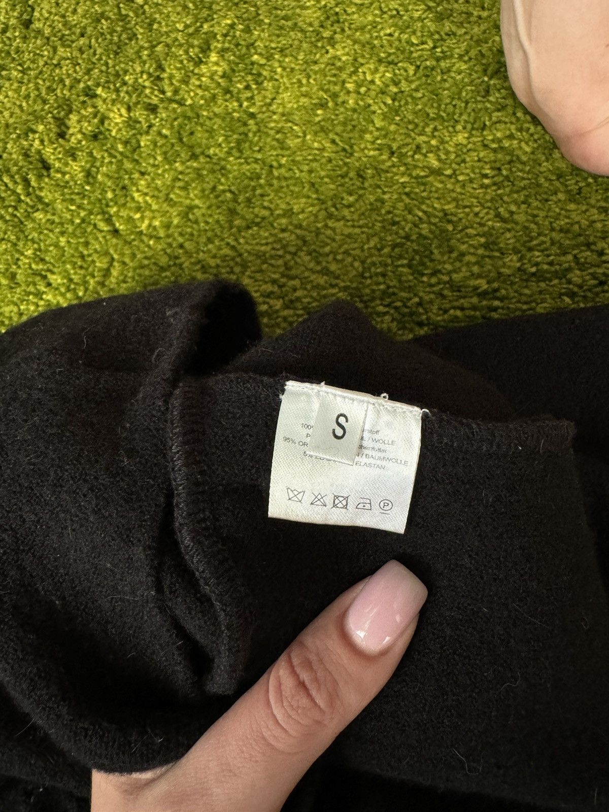 Designer × hannes roether Hannes Roether avant Garde 100% boiled wool sweater Size US S / EU 44-46 / 1 - 6 Thumbnail