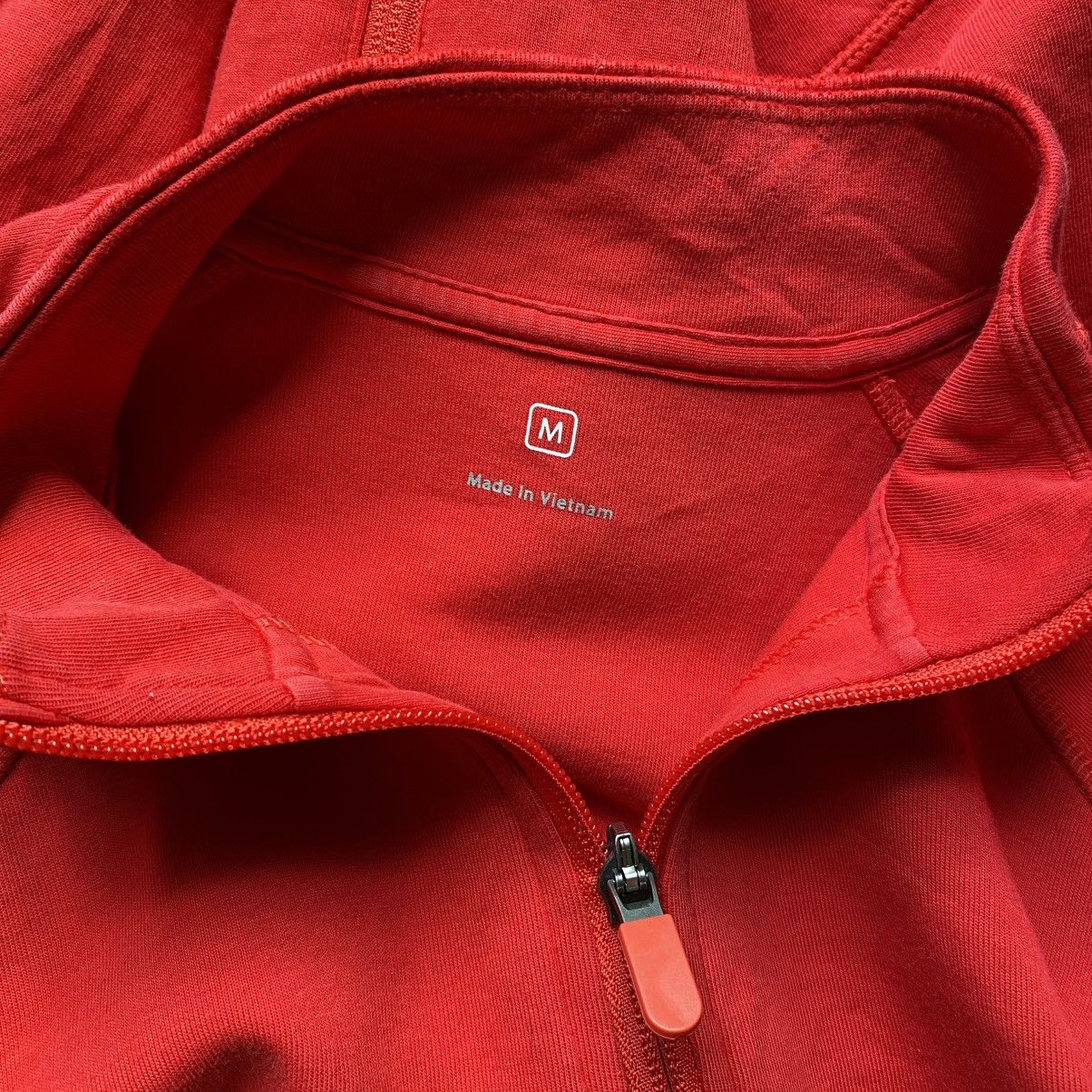Apple Apple Red Quarter-Zip Staff Sweatshirt Size US M / EU 48-50 / 2 - 6 Thumbnail