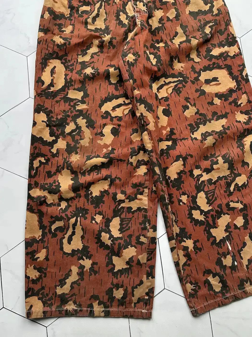 Japanese Brand Vintage Parachute Printed Pants E2 Size 25" / US 0 / IT 36 - 3 Thumbnail
