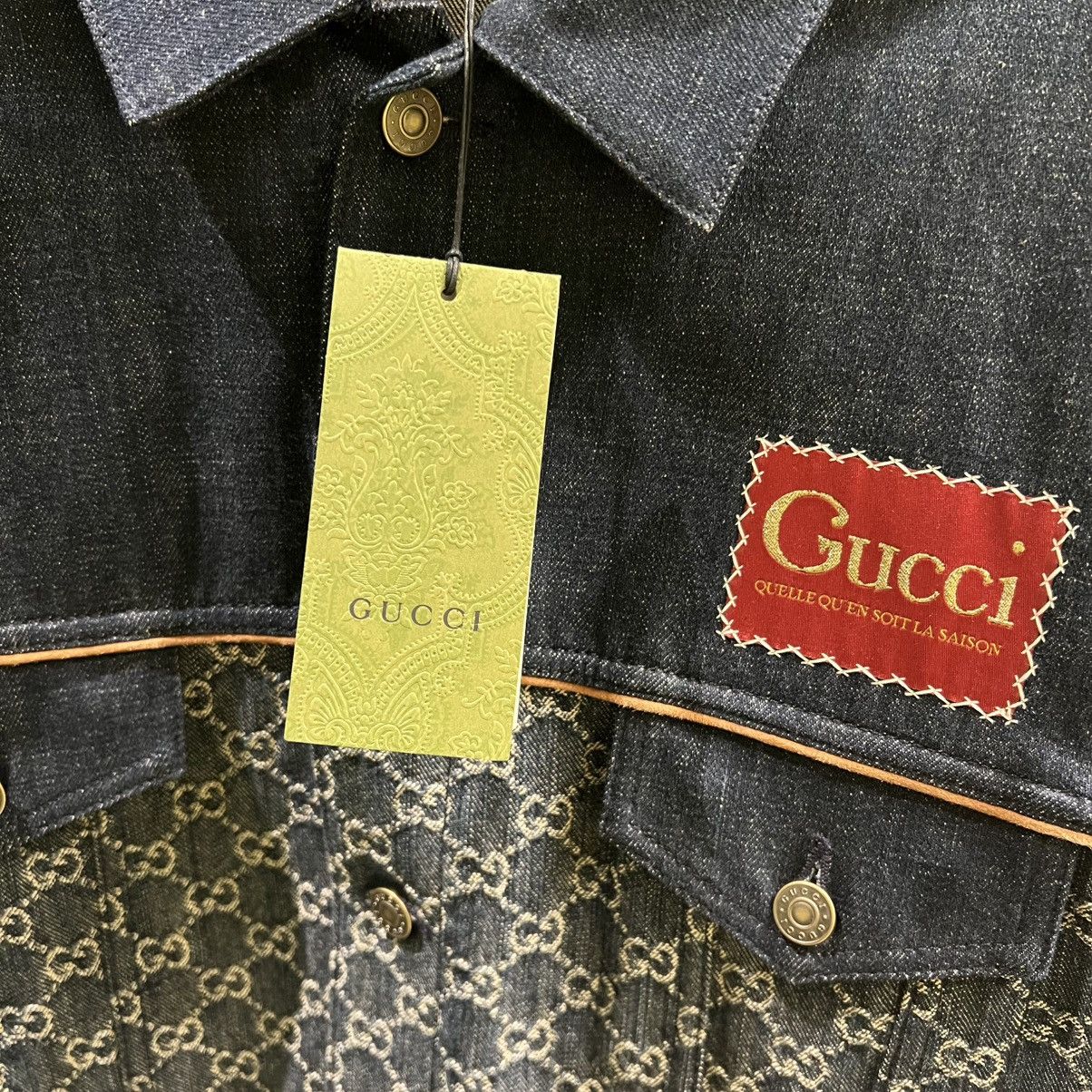 Gucci Gucci Denim Jacket in All sizes Size US L / EU 52-54 / 3 - 3 Thumbnail