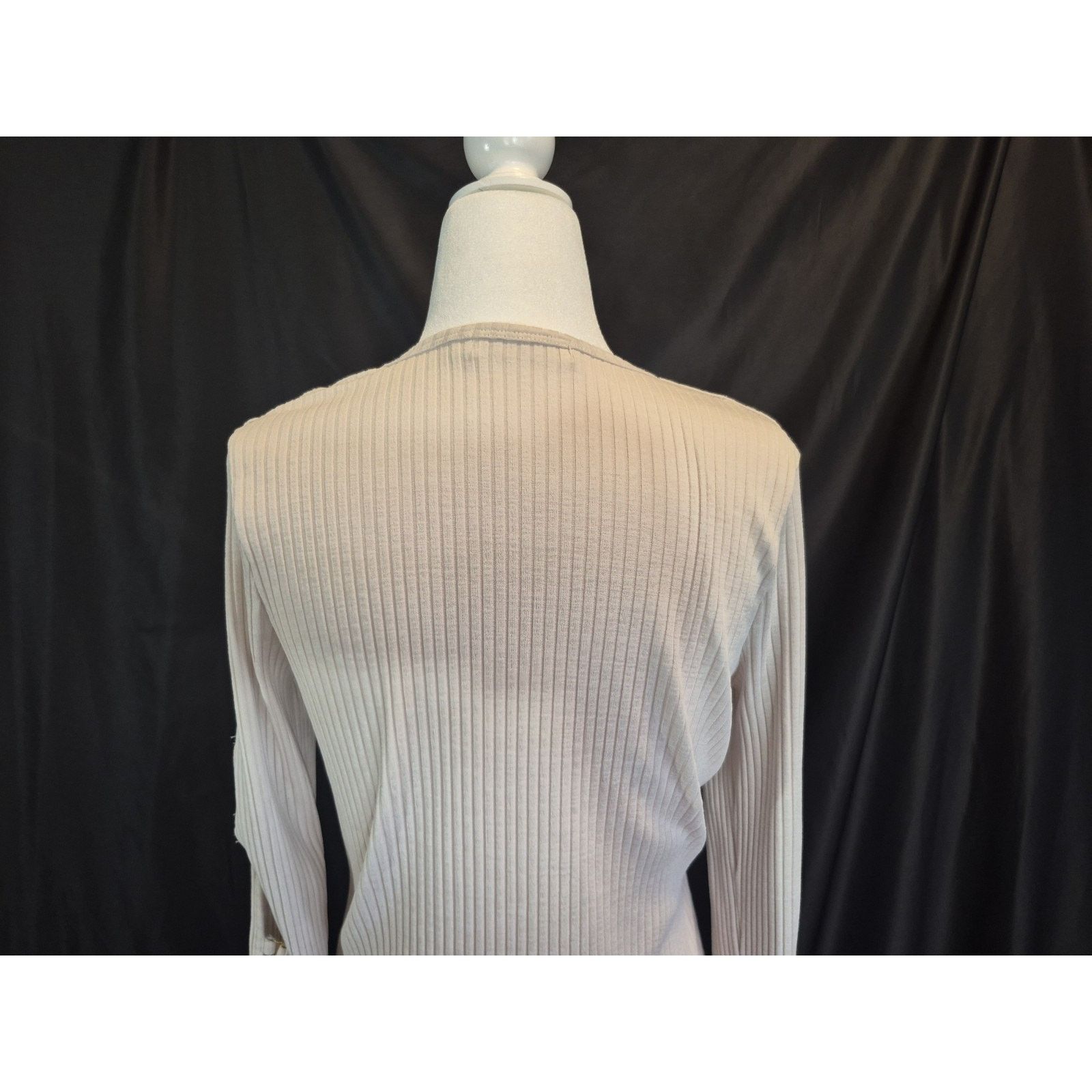 Jonathan Simkhai Jonathan Simakhi Standard Tobie Melange Rib Cut Out Top L Size L / US 10 / IT 46 - 6 Thumbnail