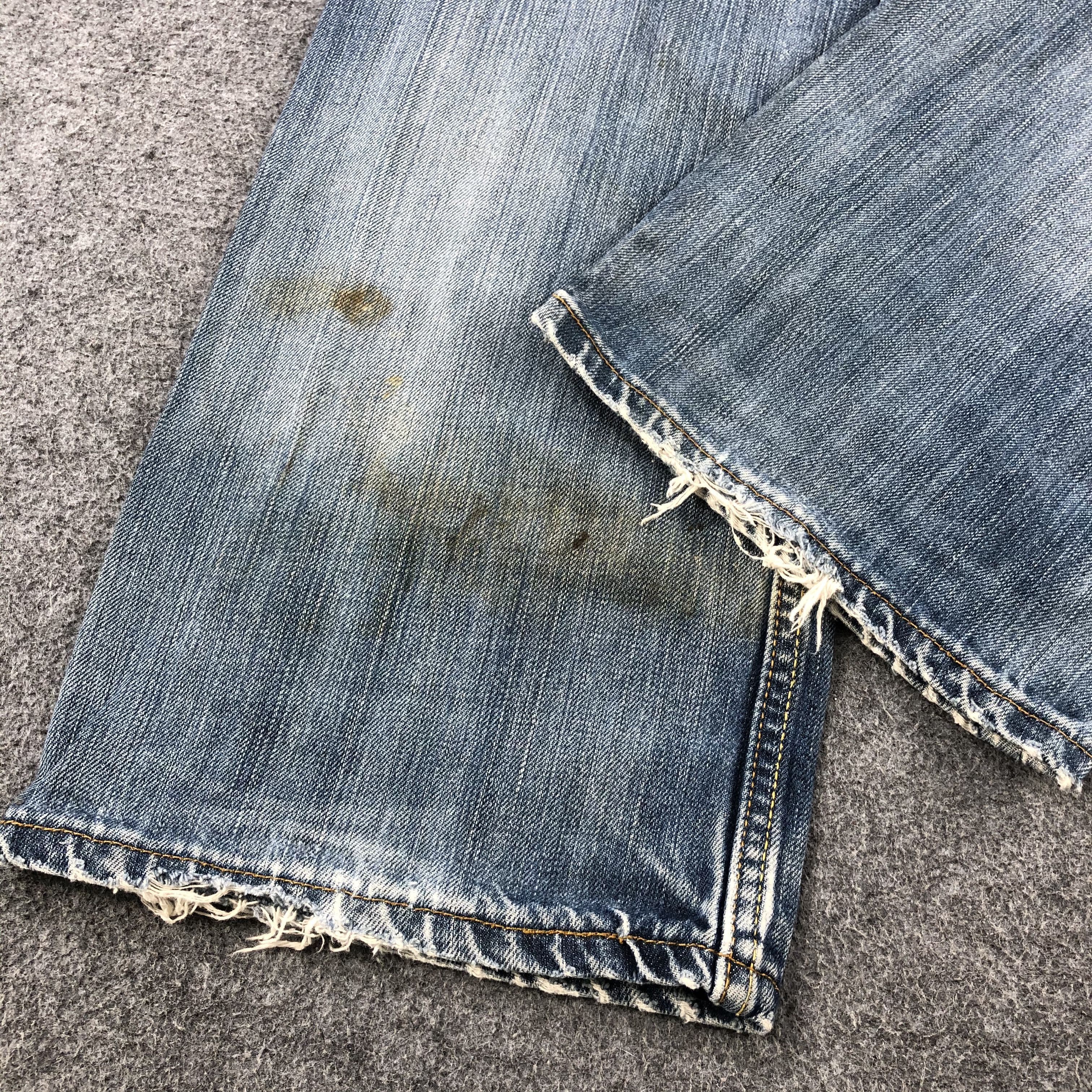 Levi's Vintage Blue Wash Levis 501 Jeans-J1421 Size US 36 / EU 52 - 6 Thumbnail