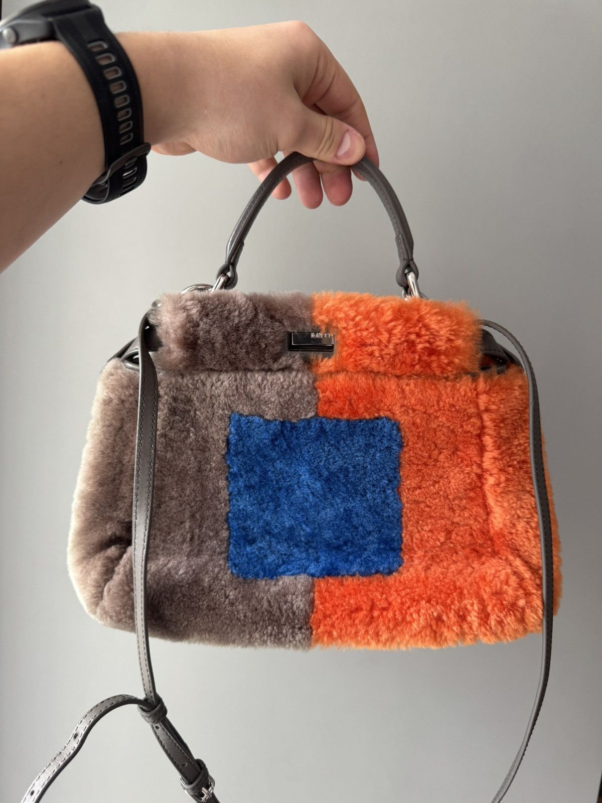 Fendi Rare Fendi Fur Peekaboo Mini Handbag Size ONE SIZE - 3 Thumbnail