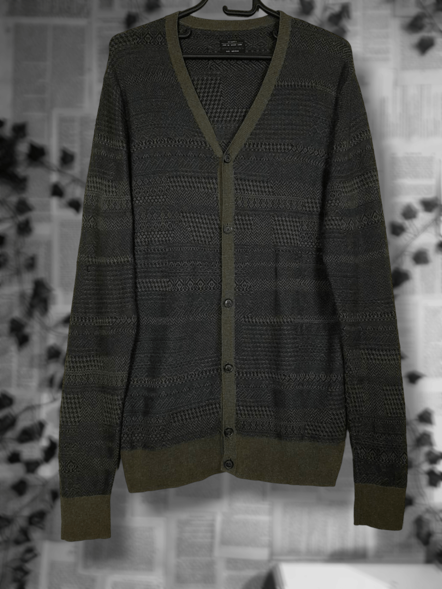 Allsaints Allsaints japanese kurt cobain luxury wool cardigan jacket Size US M / EU 48-50 / 2 - 1 Thumbnail