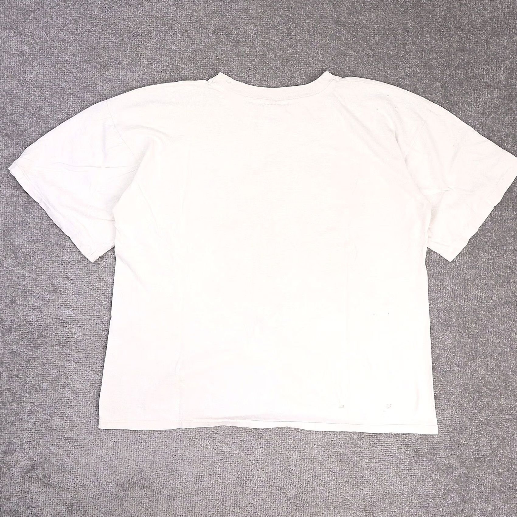 Vintage VTG 90s Nevada World Ecology Animals T-Shirt White XL Short Sleeve Thrashed Size US XL / EU 56 / 4 - 2 Thumbnail