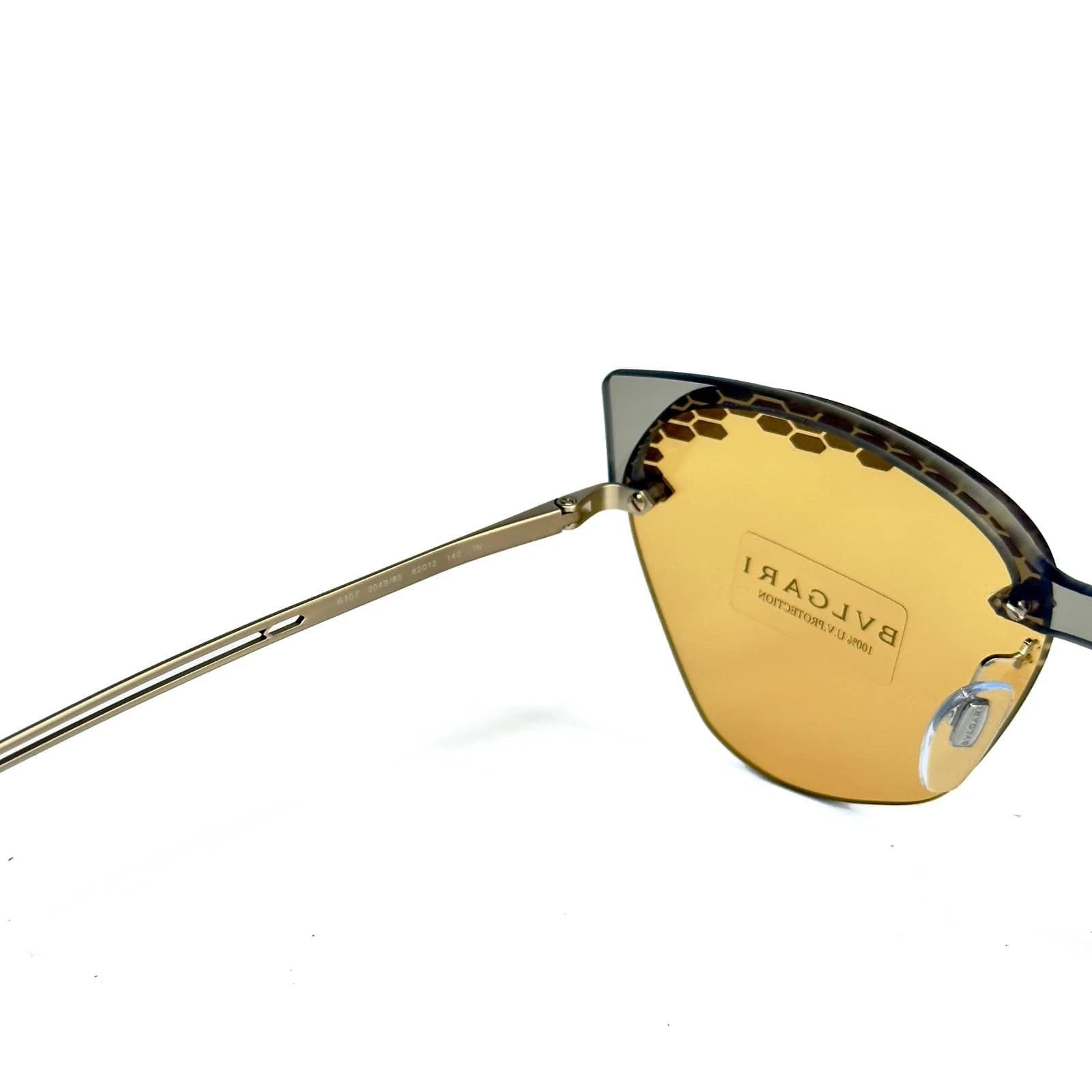 Bvlgari BVLGARI BV6107 6107 SERPENTI Scalesbeat Gold Sunglasses Size ONE SIZE - 6 Thumbnail