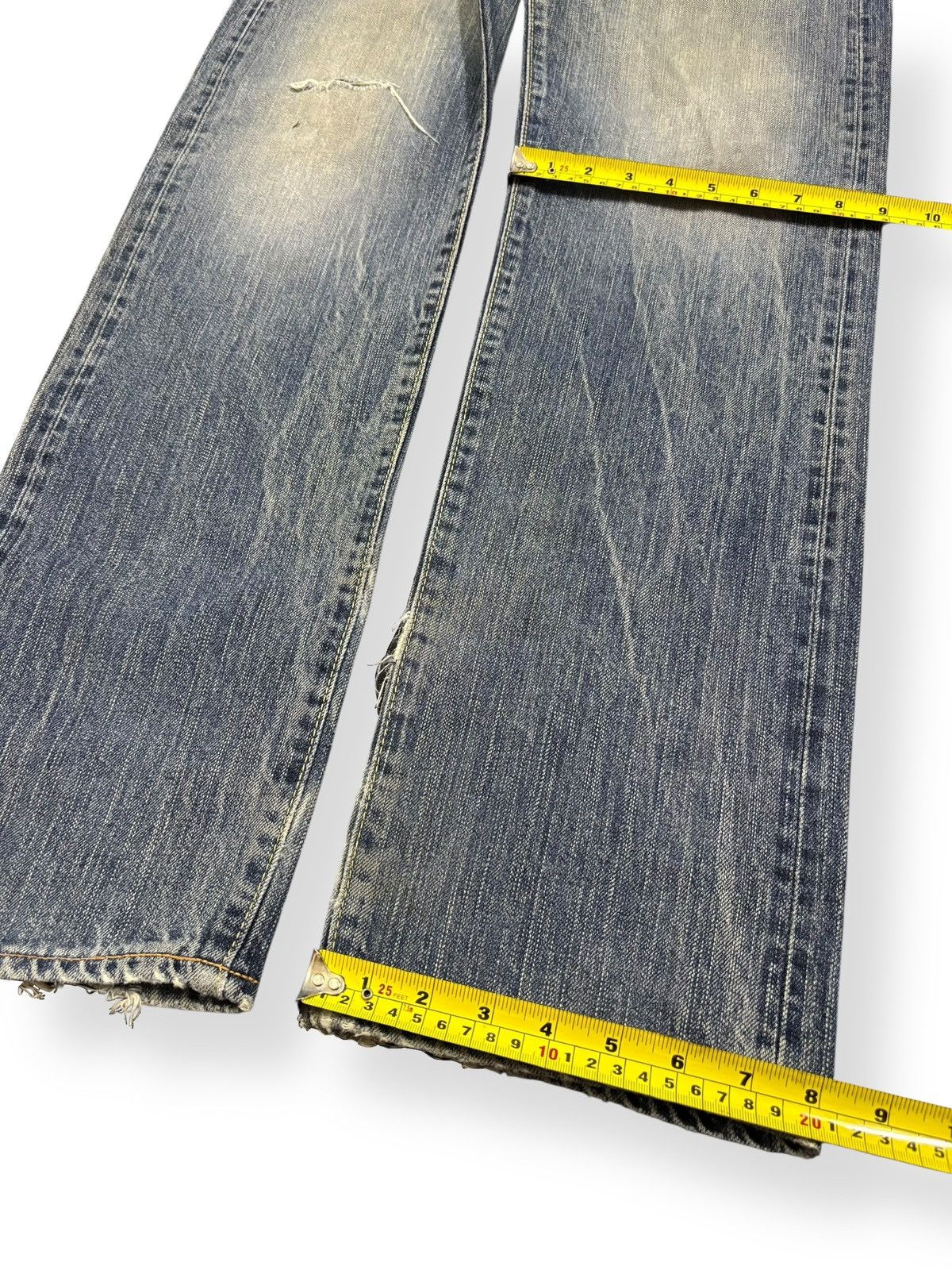 Edwin Vintage Edwin 505axx Selvedge Straight Leg Distressed Jeans Size US 32 / EU 48 - 18 Thumbnail