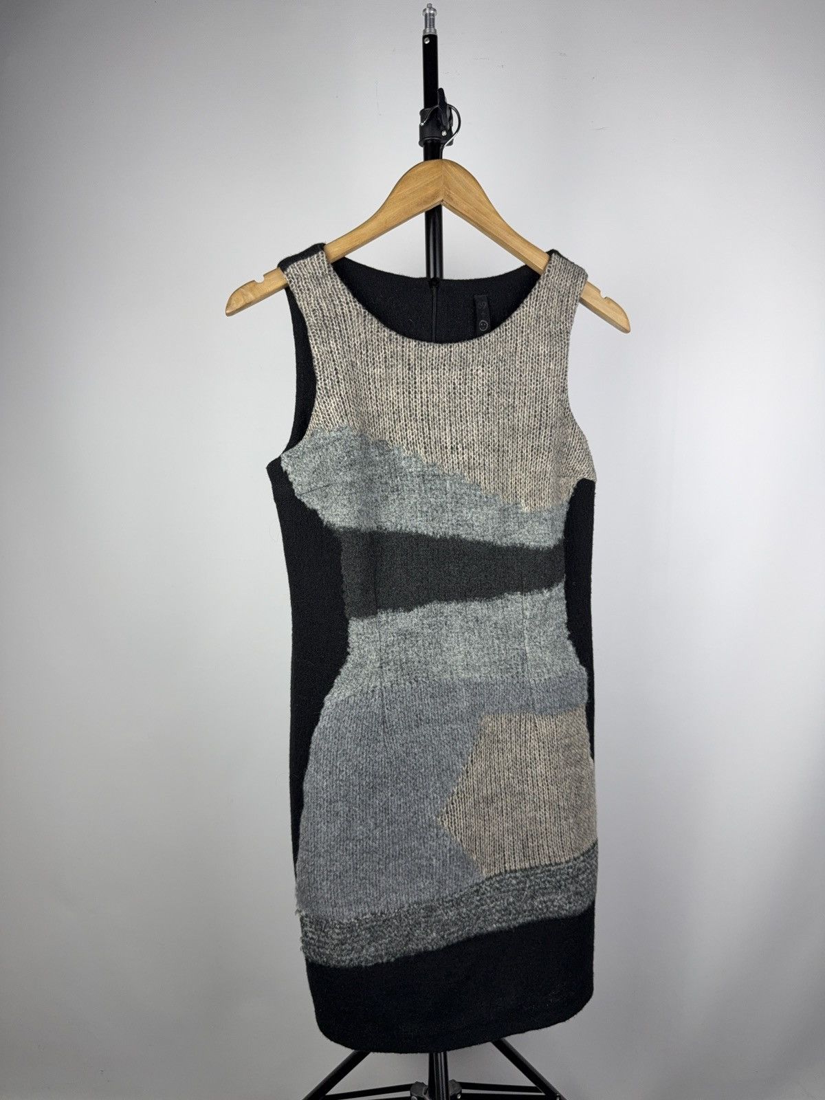 Desigual Vintage Avant Garde Retro style Desigual Wool midi dress Size S / US 4 / IT 40 - 1 Thumbnail