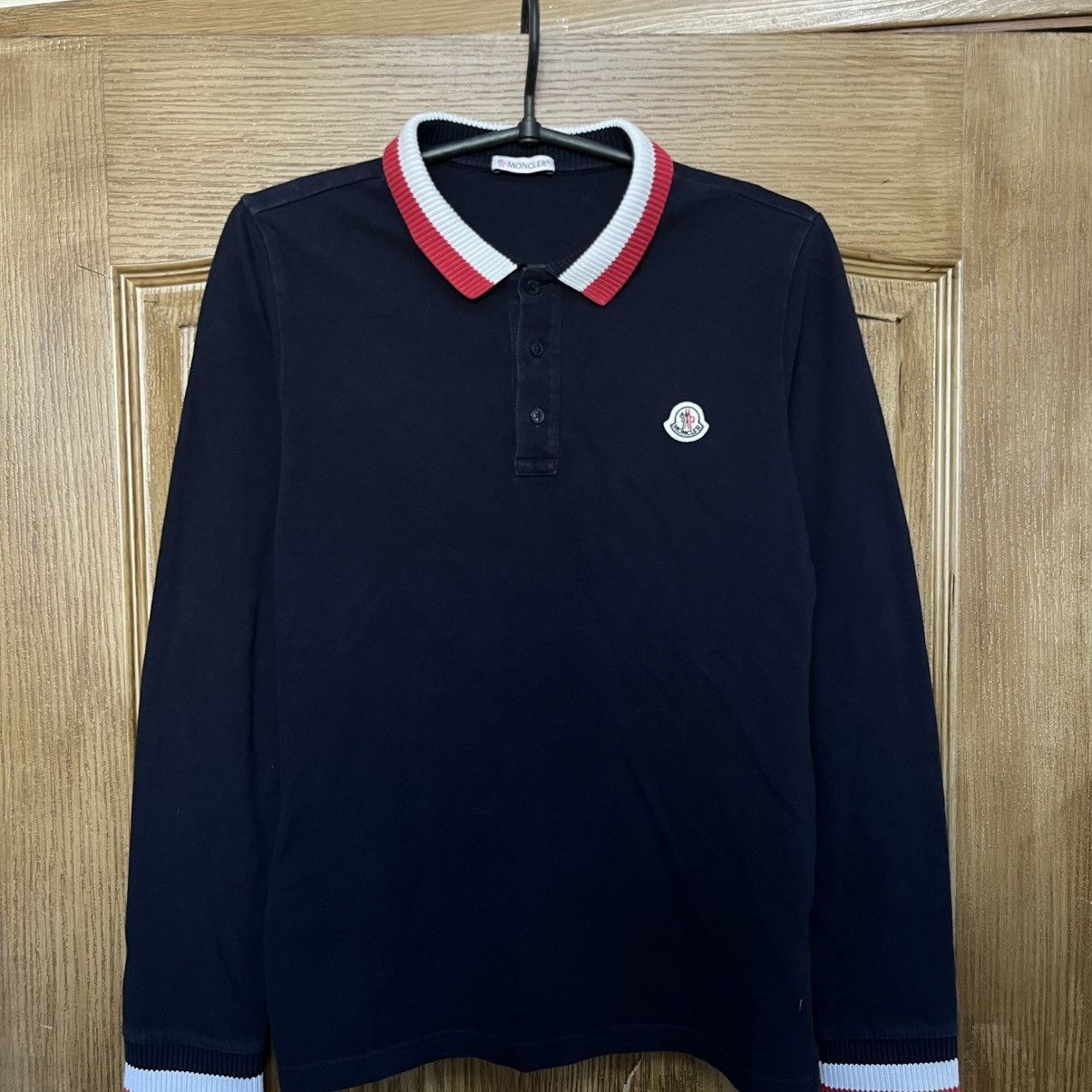 Moncler Moncler Polo Long Sleeve Size US S / EU 44-46 / 1 - 3 Thumbnail