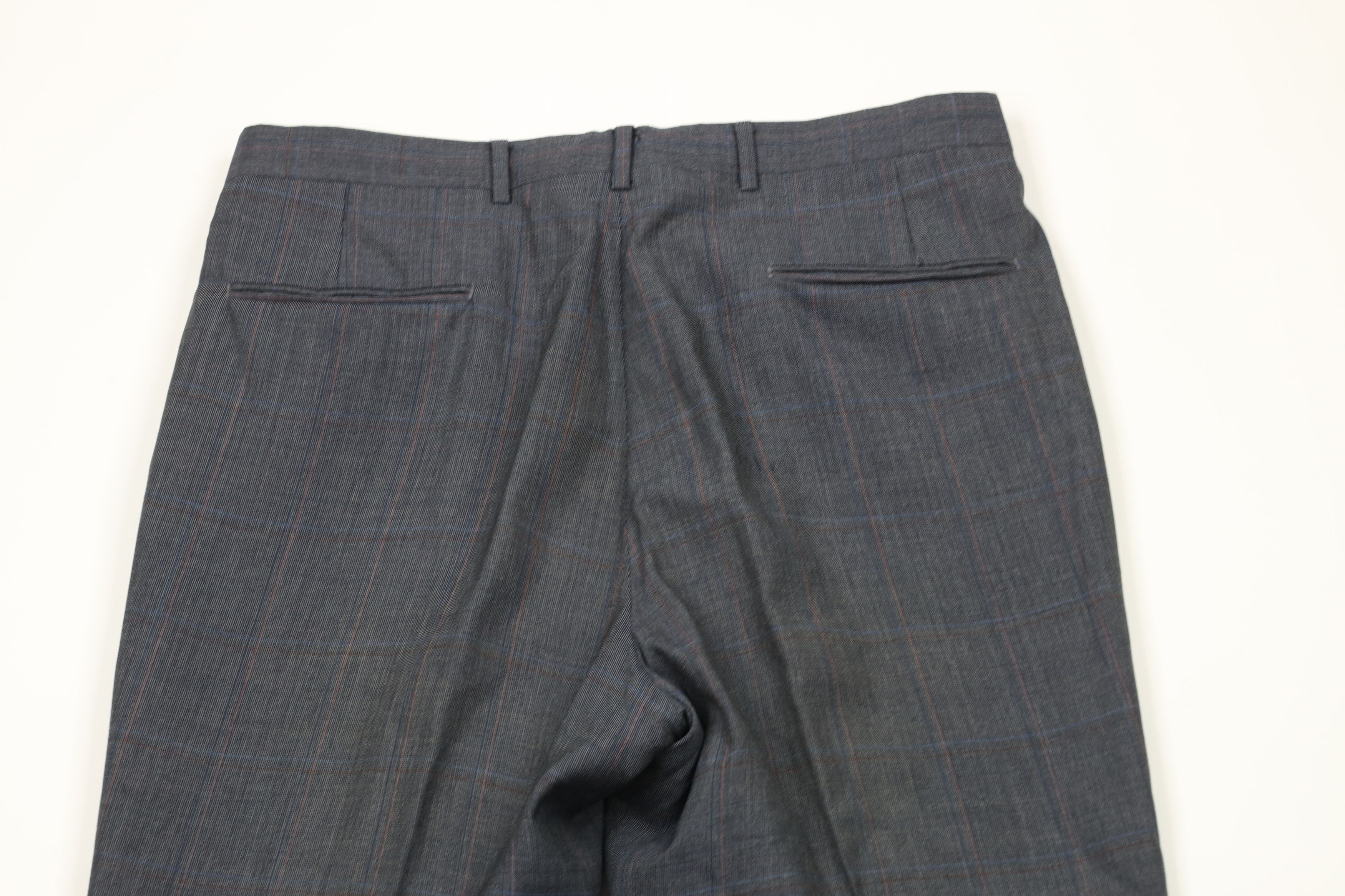 Vintage Vintage 70s Streetwear Cuffed Wide Leg Chino Pants Plaid Size US 34 / EU 50 - 9 Thumbnail