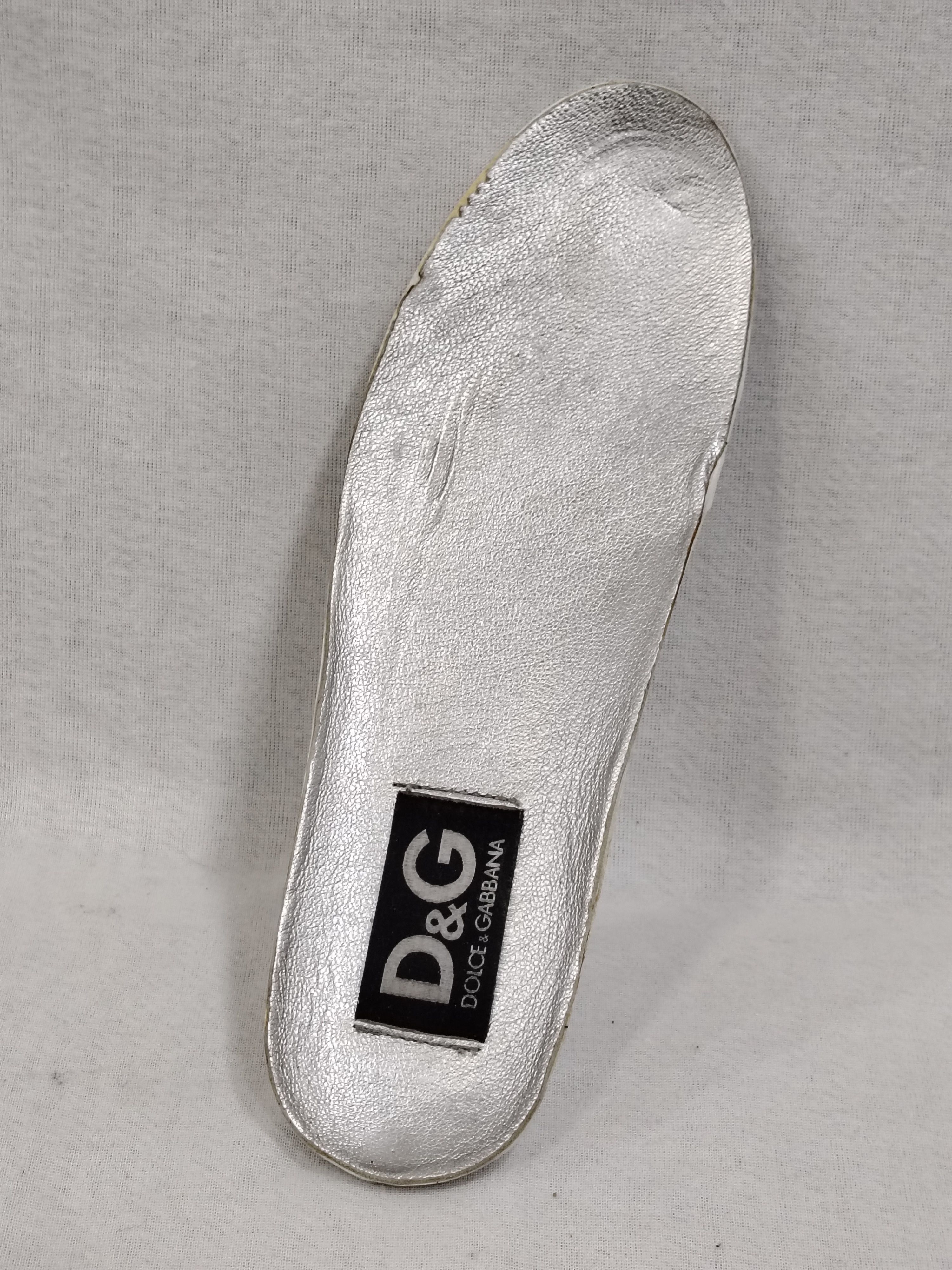 Dolce & Gabbana Dolce Gabbana D&G Bull Silver Sneakers Size 40 EUR Size US 7 / EU 40 - 12 Thumbnail