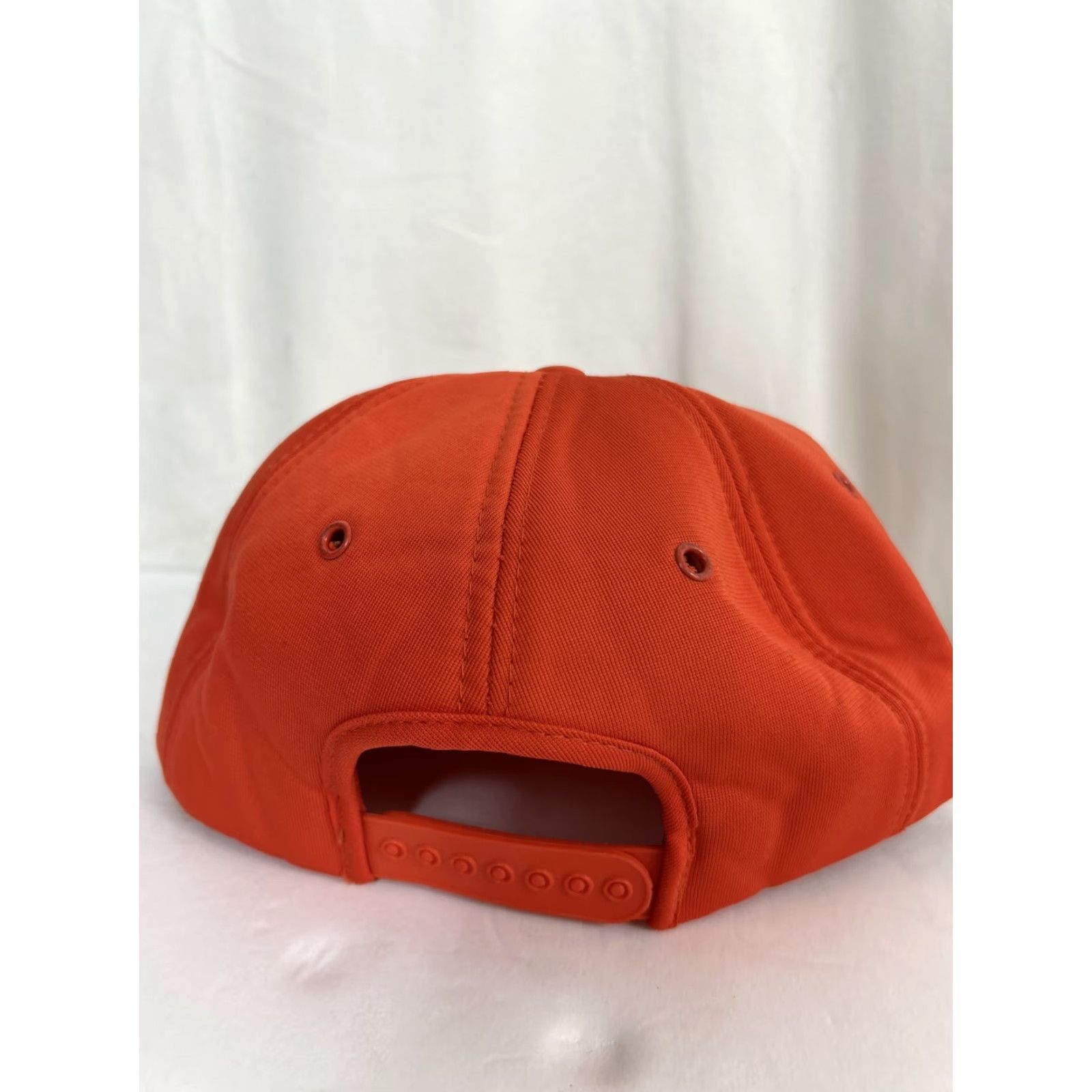Vintage VINTAGE NRA SnapBack Hat Orange Polyester Foam National Volunteer Championships Mens One Size Orange Snapback NRA Hat Size ONE SIZE - 7 Thumbnail