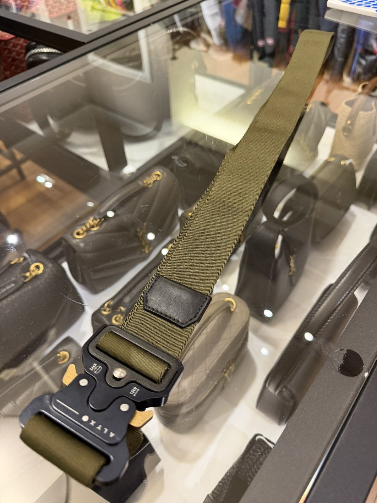 1017 ALYX 9SM 1017 ALYX 9SM Rollercoaster belt- Olive Size ONE SIZE - 3 Thumbnail