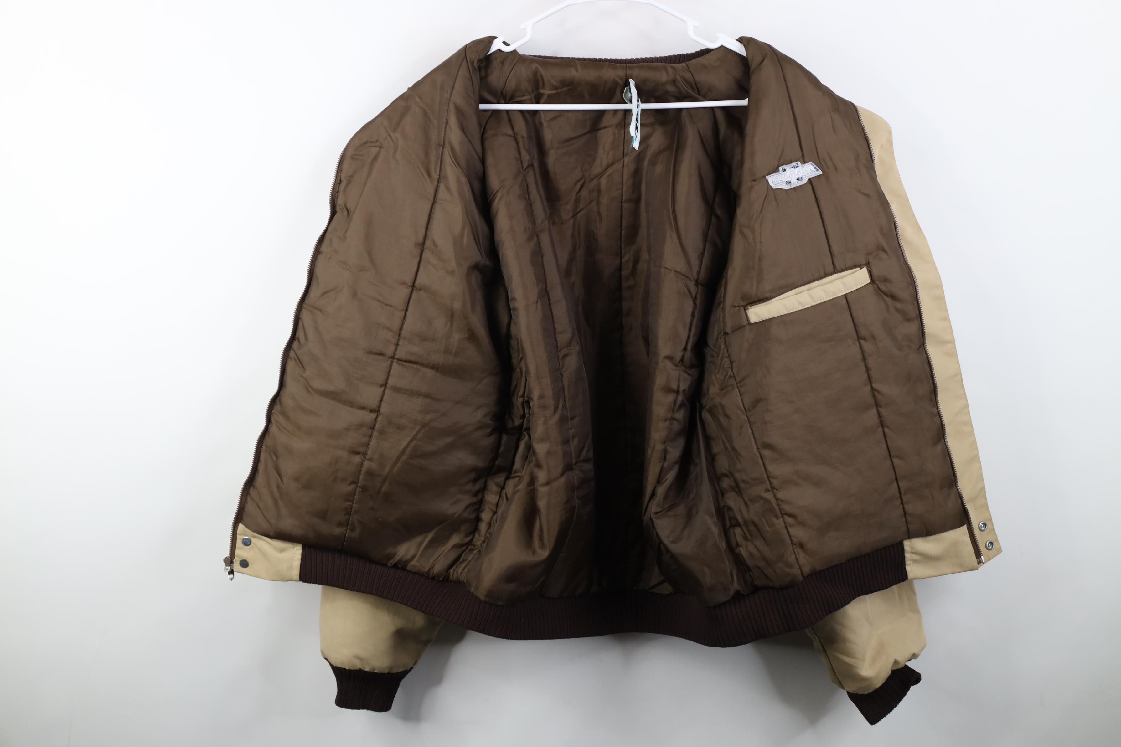 Vintage Vintage 80s Chevrolet Chevy Trucks Quilted Bomber Jacket USA Size US L / EU 52-54 / 3 - 13 Thumbnail