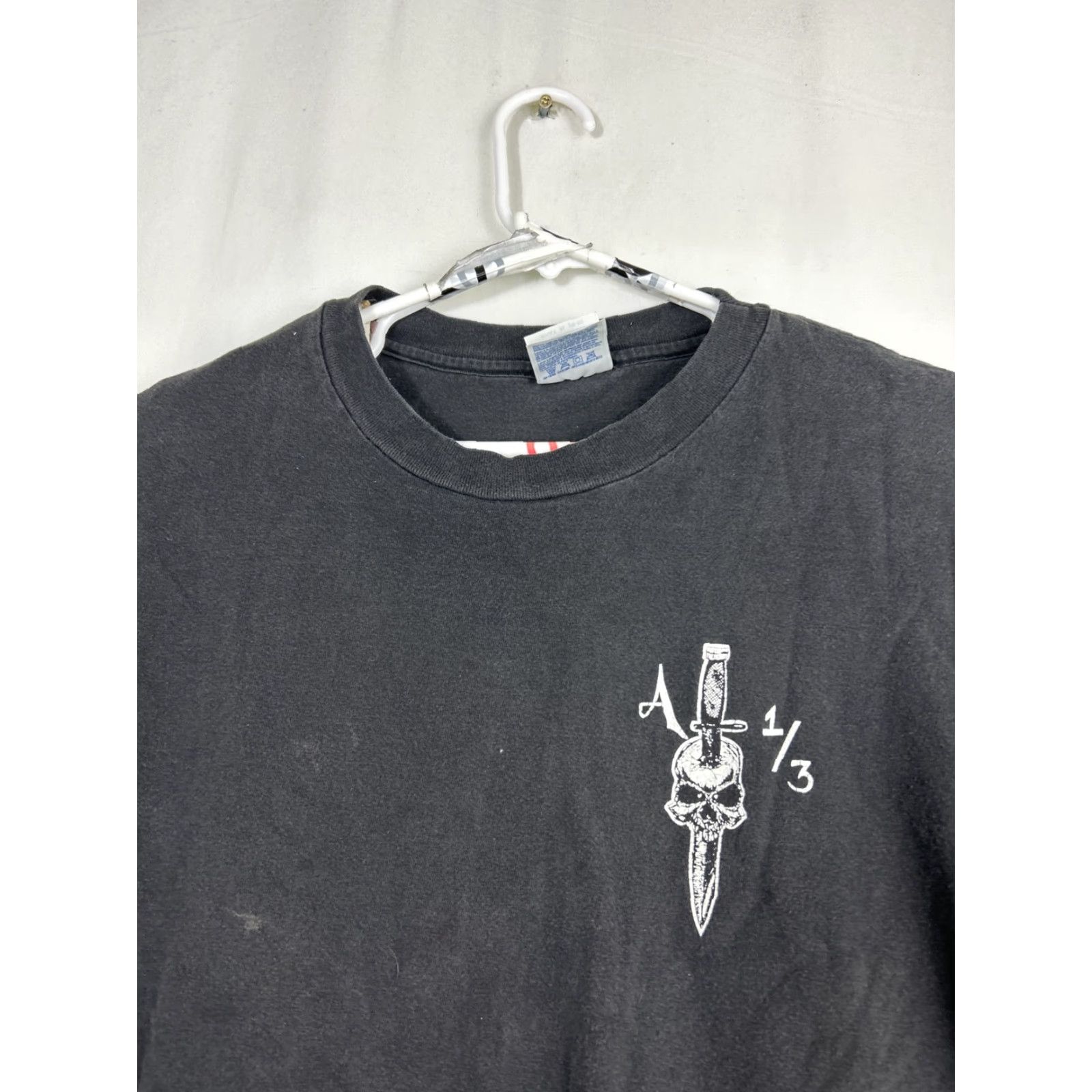 Hanes Mens XL Short Sleeve Black 3rd Herd Grunts T Shirt Reaper A 1/3 Hanes XL Black Short Sleeve T-Shirt Mens Size US XL / EU 56 / 4 - 2 Thumbnail