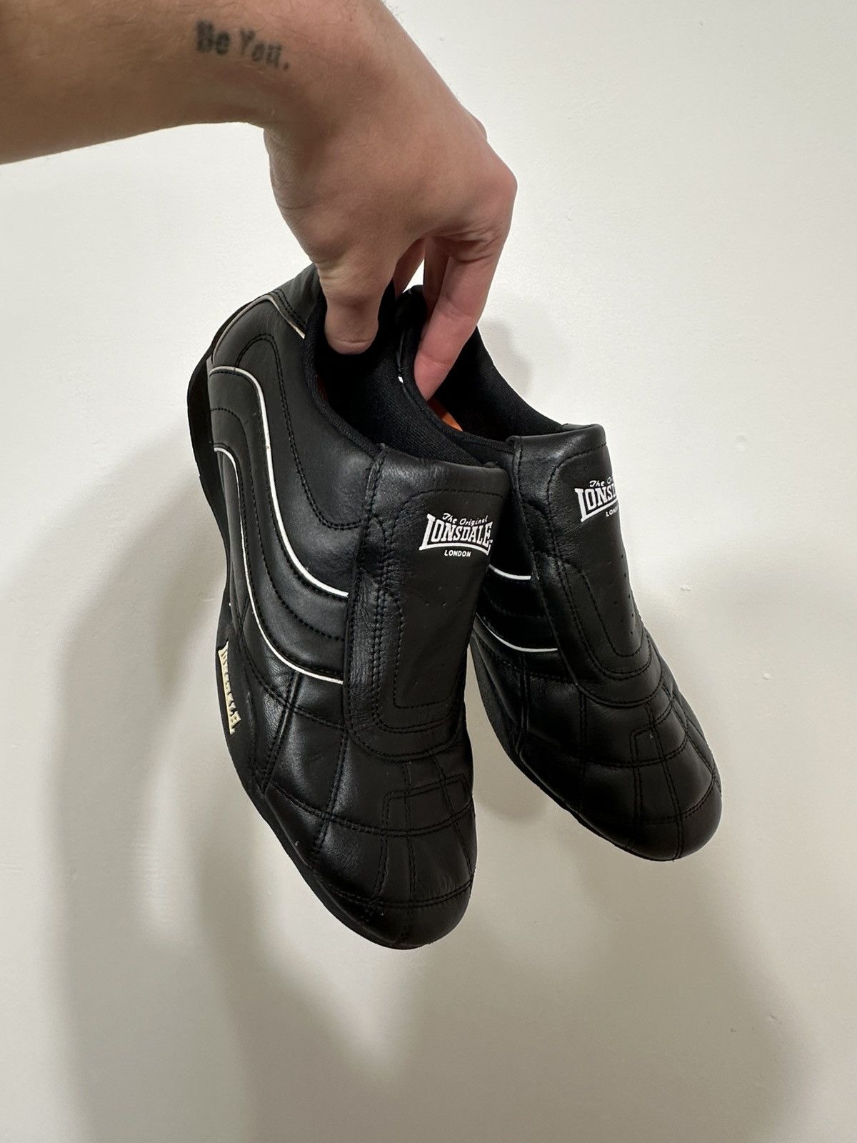 Lonsdale Lonsdale Slip Vintage Leather Sneakers 90s y2k style cat Size US 9 / EU 42 - 1 Thumbnail