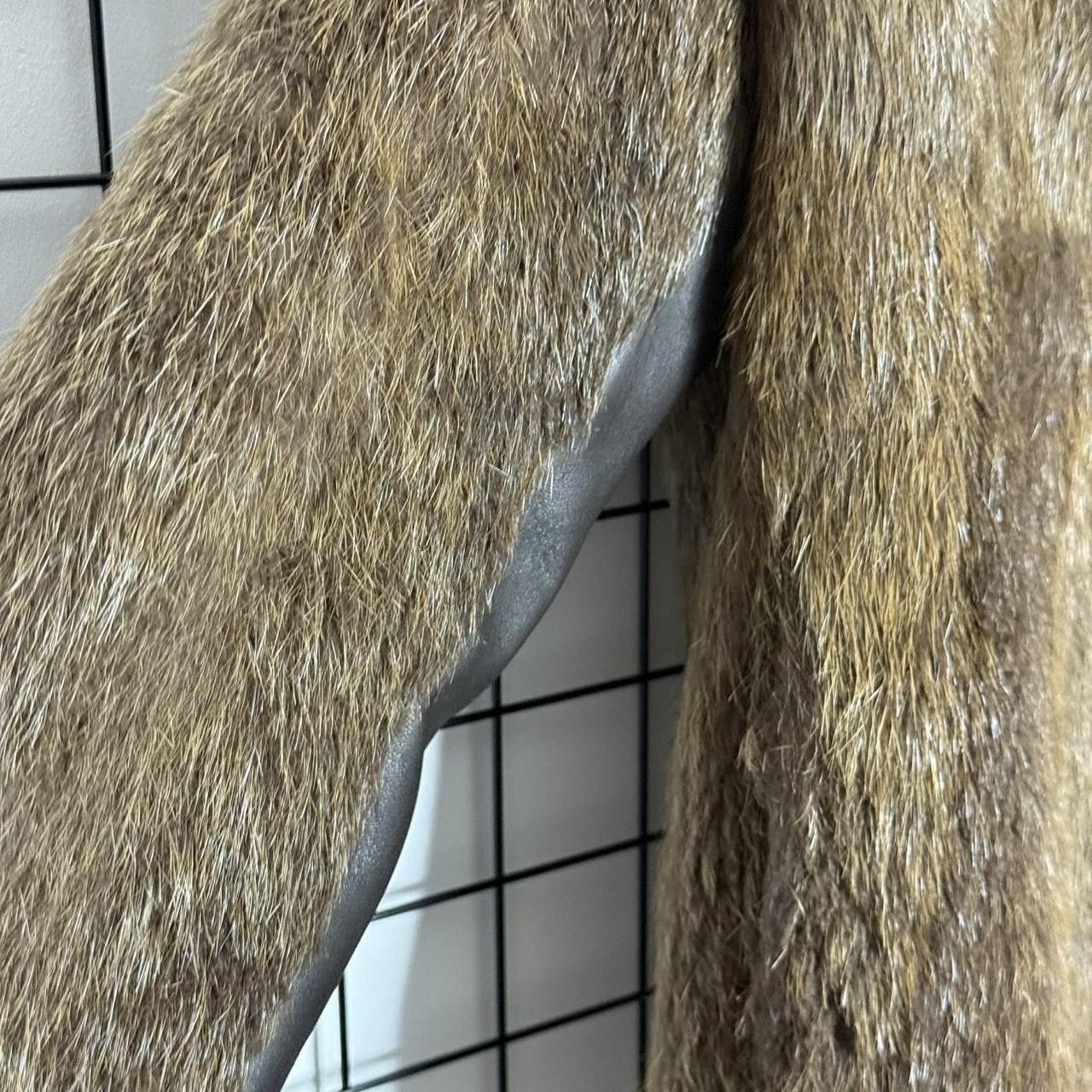 Vintage Nutria Real Fur Jacket Womans Brown Size M / US 6-8 / IT 42-44 - 6 Thumbnail