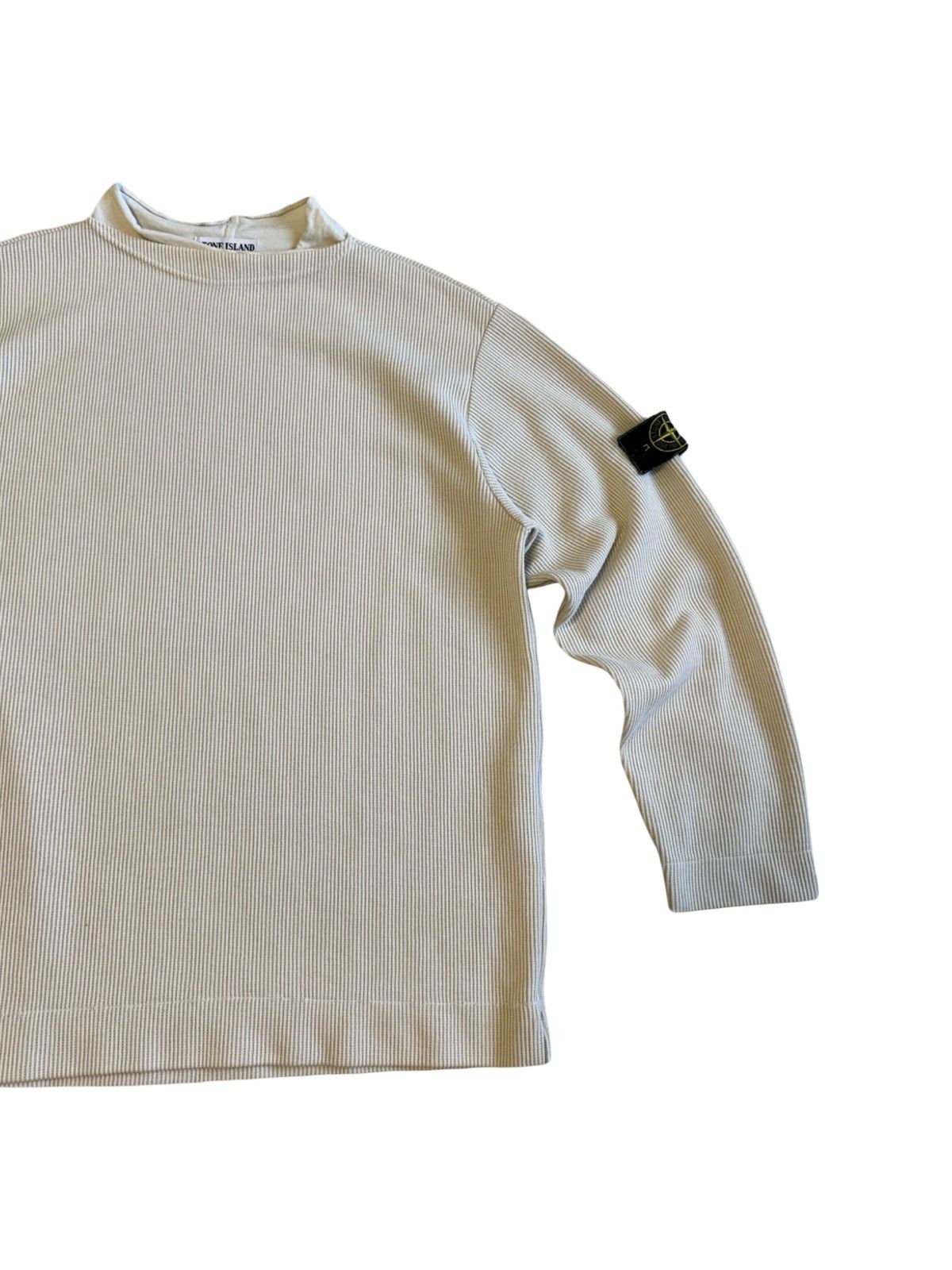 Stone Island Rare Stone Island Ribbed Pattern Green Patch Cotton Blend XL Size US XL / EU 56 / 4 - 2 Thumbnail
