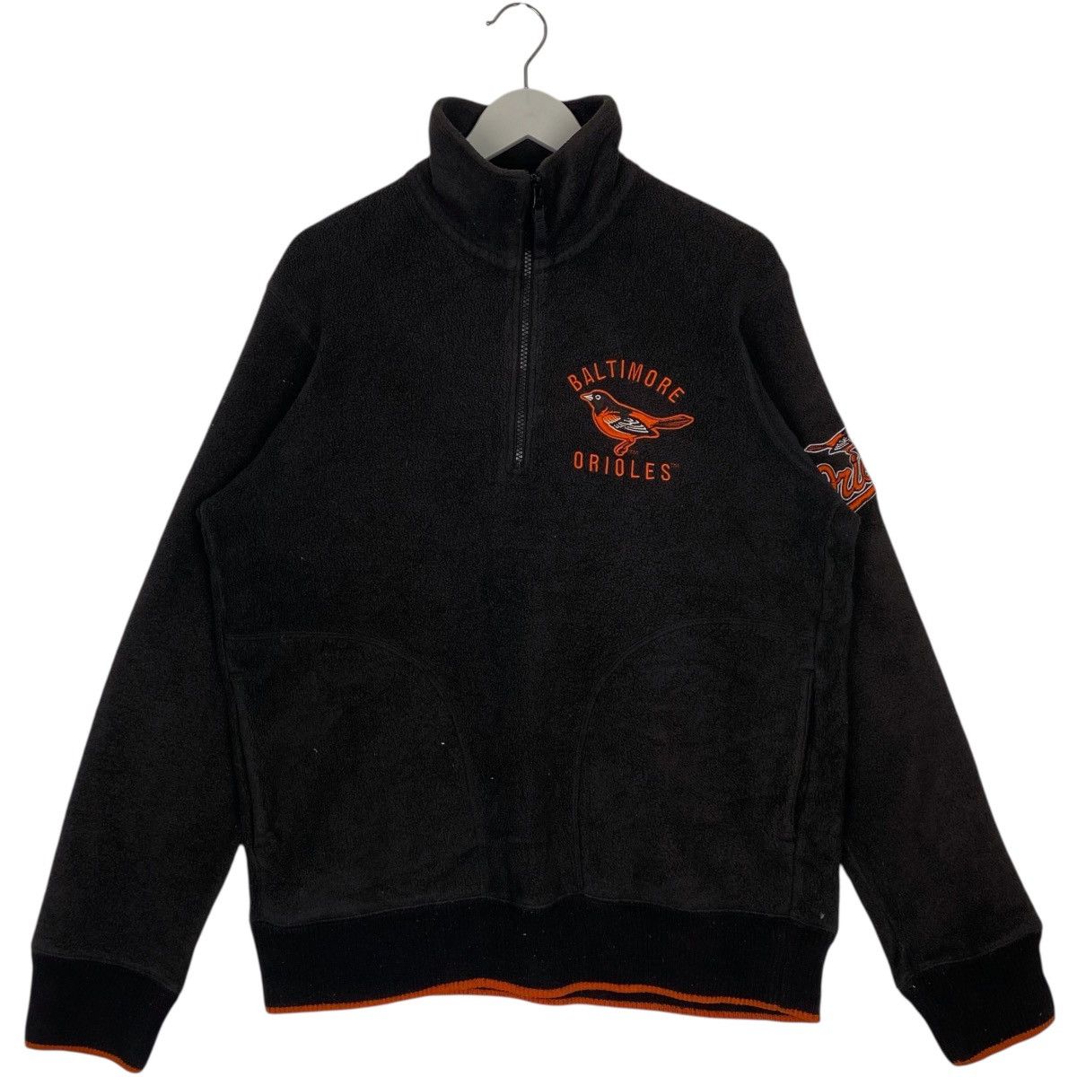 Other Vintage Baltimore Orioles Fleece Quater Zip Black Size L Size US L / EU 52-54 / 3 - 1 Thumbnail