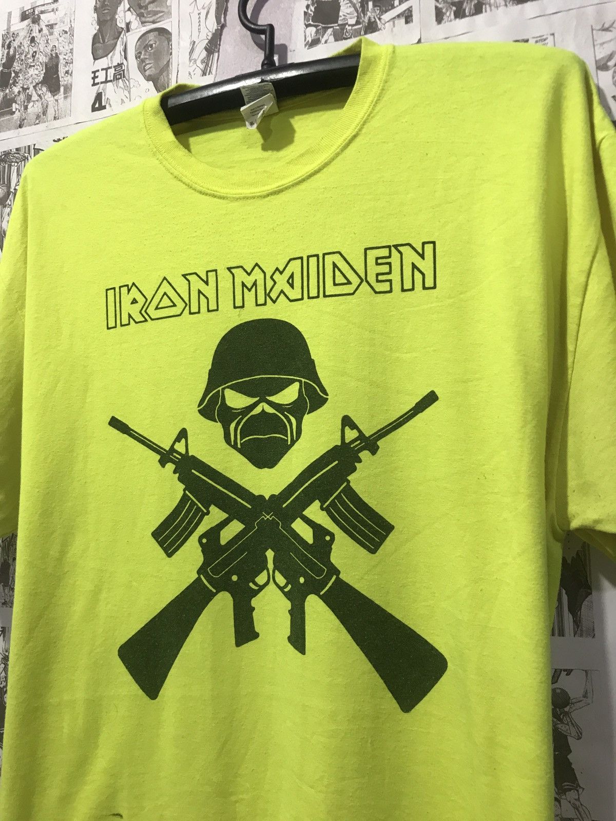 Band Tees × Japanese Brand I Ron Maiden Reflective T-Shirt XL Size US XL / EU 56 / 4 - 4 Thumbnail