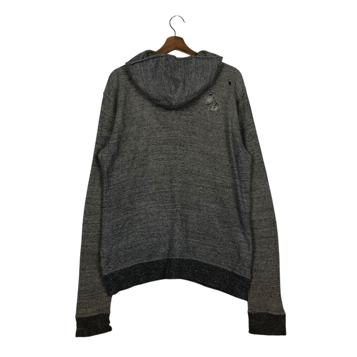 Japanese Brand General Supply Ships Issey Miyake Distressed Zipper Sweater Size US M / EU 48-50 / 2 - 9 Thumbnail