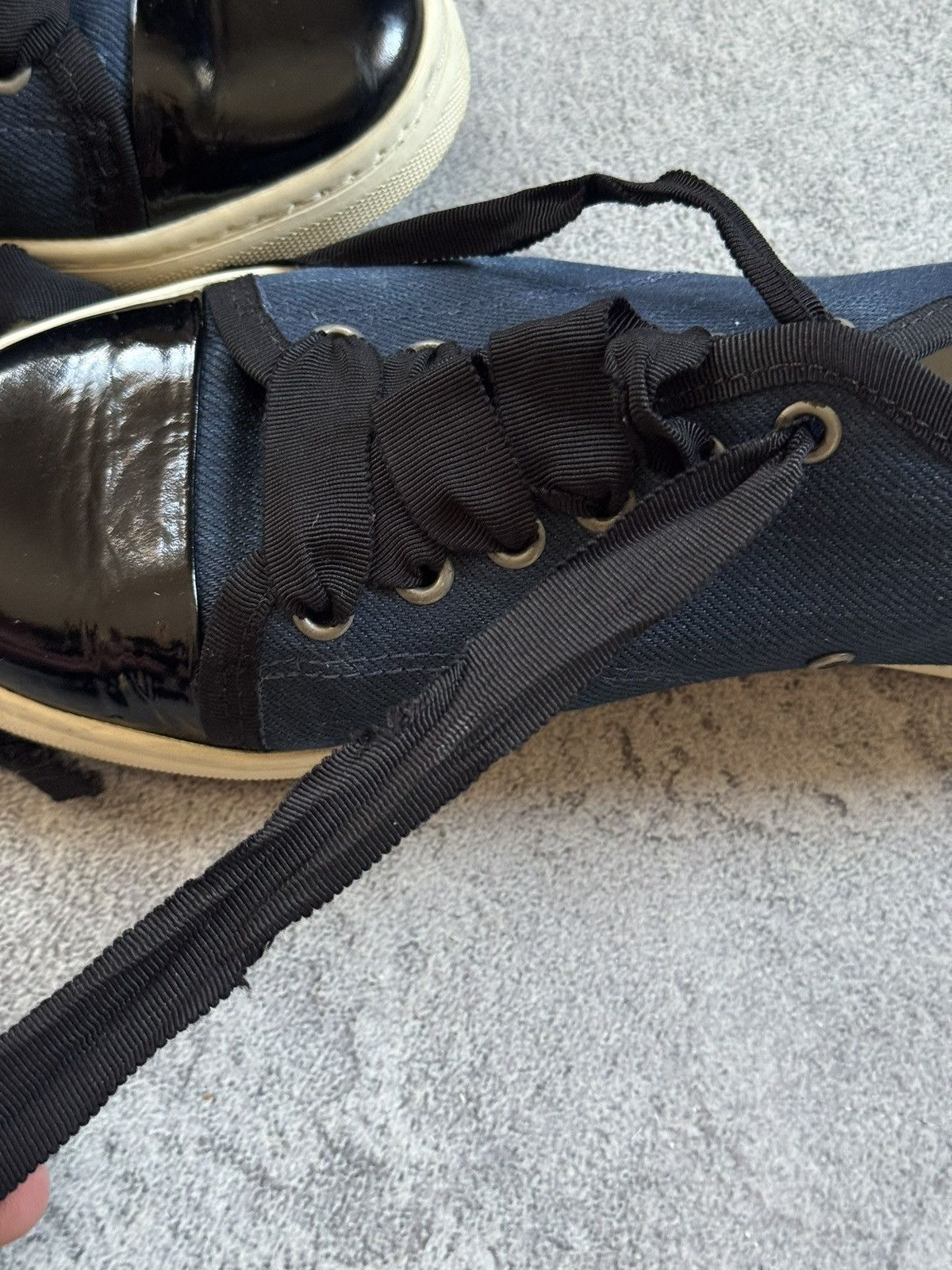 Lanvin Lanvin 40size casual luxury low top sneakers shoes Size US 7 / EU 40 - 23 Thumbnail