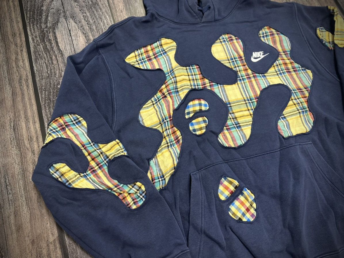 Nike Nike Custom Hoodie Vintage 90s Y2K Reworked Size US XL / EU 56 / 4 - 3 Thumbnail