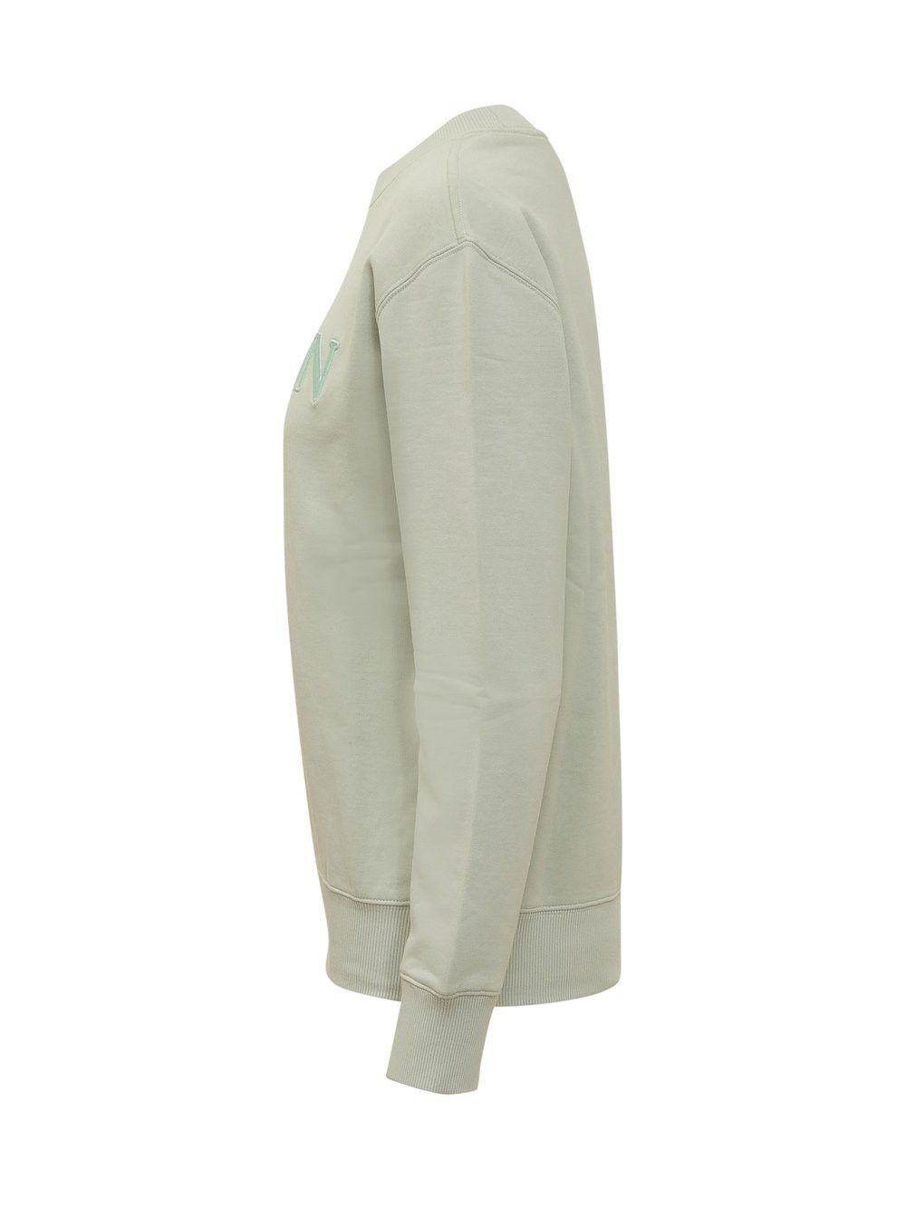 Lanvin o1y0225 Logo Sweatshirt in Light Green Size US L / EU 52-54 / 3 - 3 Thumbnail