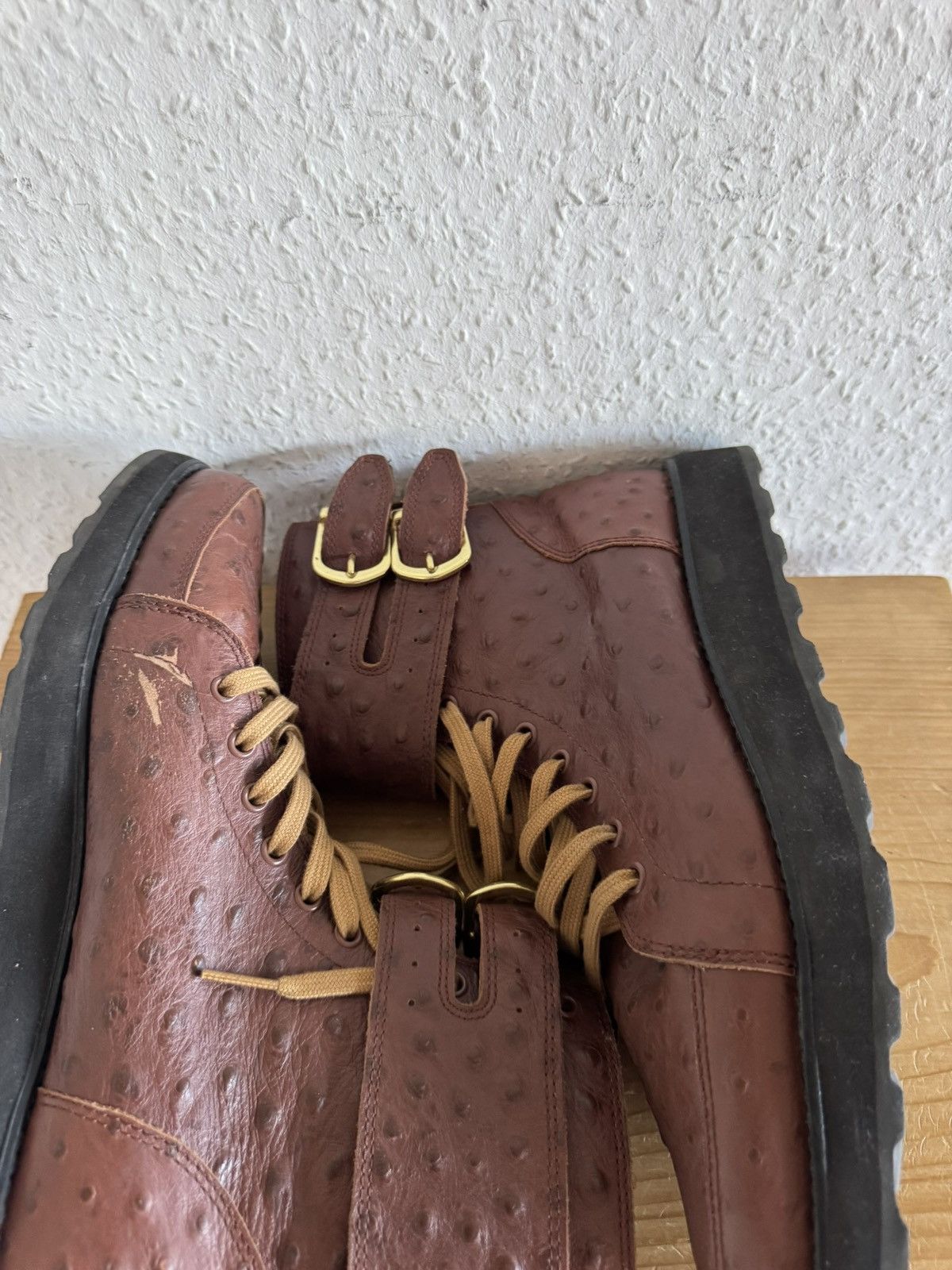 Adidas × Jeremy Scott Ostrich Embossed Slim Boots Size US 7.5 / EU 40-41 - 8 Thumbnail
