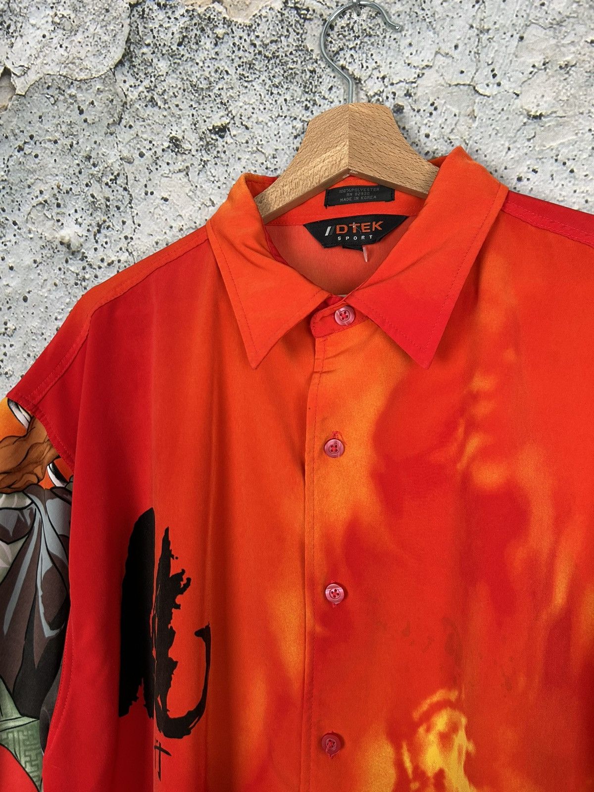 Vintage Vintage Japanese Samurai Graphic Shirt Avant Garde 90s Size US XL / EU 56 / 4 - 3 Thumbnail