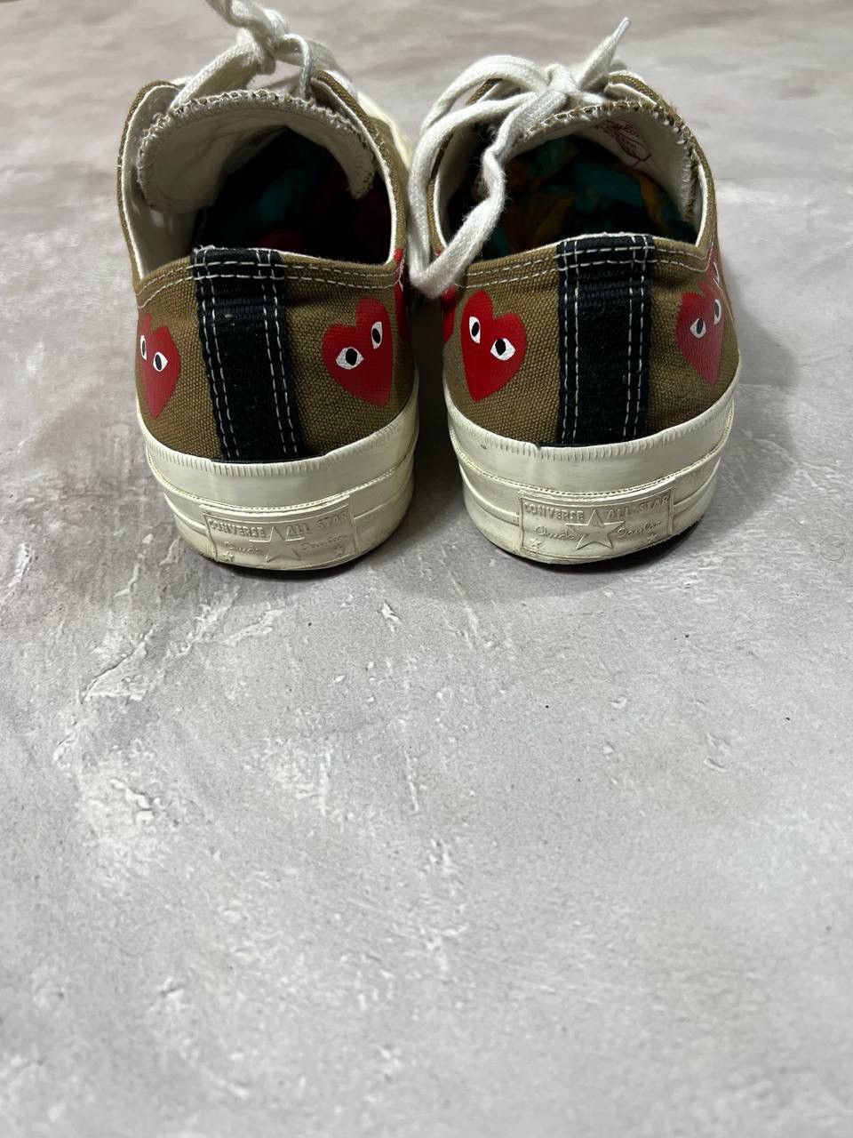Comme des Garcons × Converse Convers Chuck 70 Come Des Garcons Play Olive Size US 8.5 / EU 41-42 - 7 Thumbnail