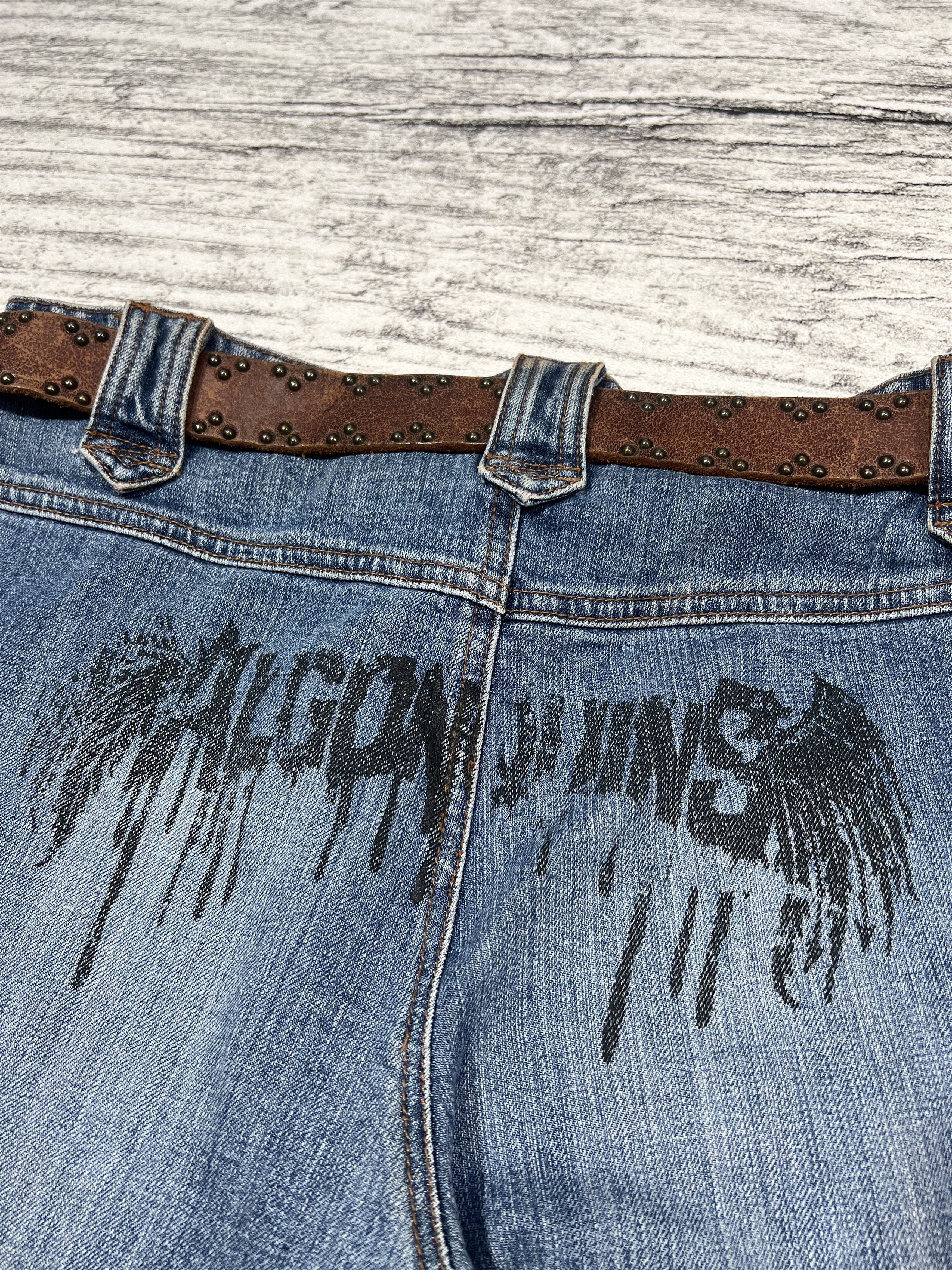 Japanese Brand 2000s Algonquins Hysteric Poem Jorts Denim y2k Lgb Ifsix Size US 32 / EU 48 - 4 Thumbnail